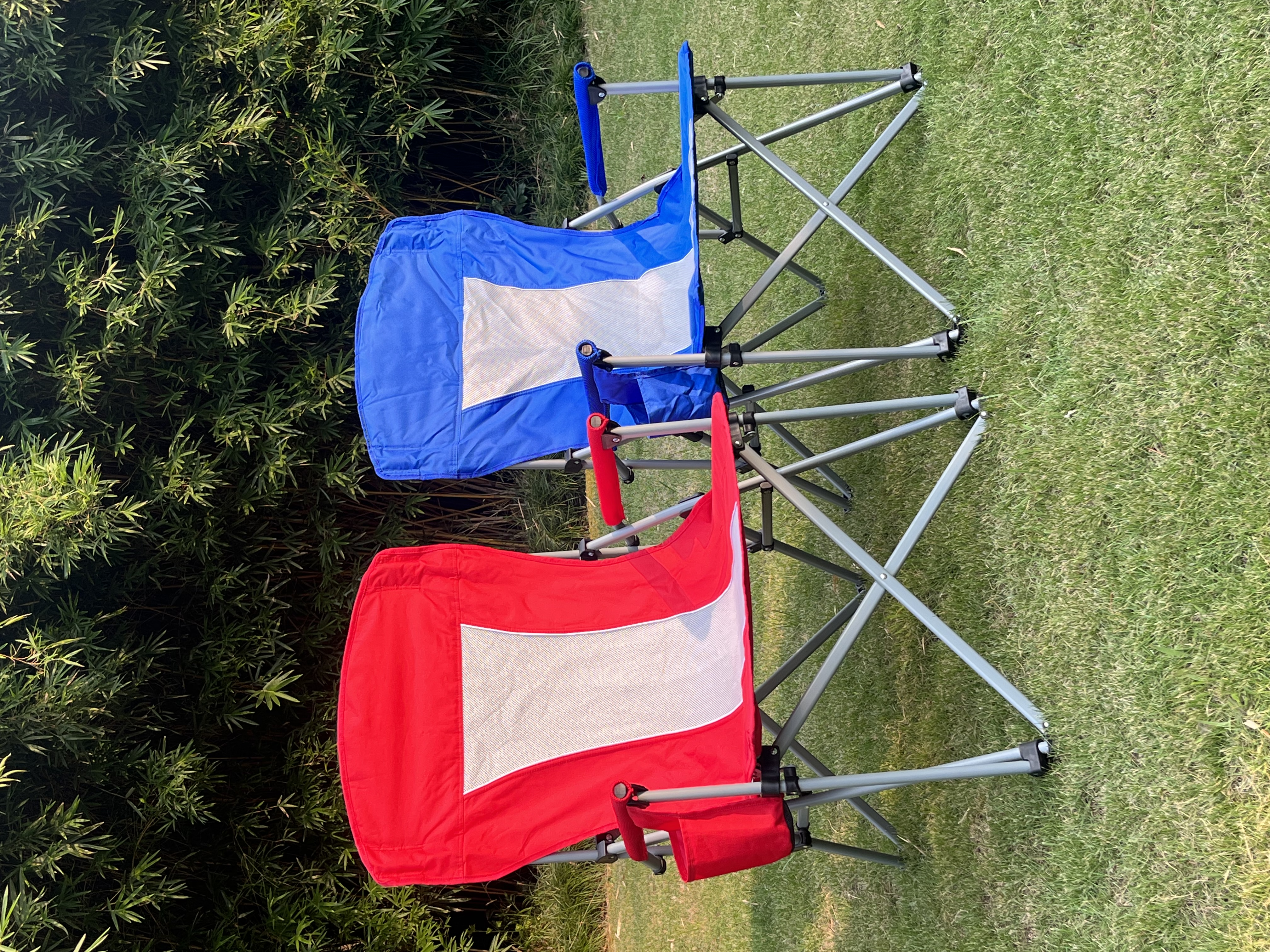 户外折叠沙滩椅三色椅露营休闲椅子靠背躺椅钓鱼椅产品图