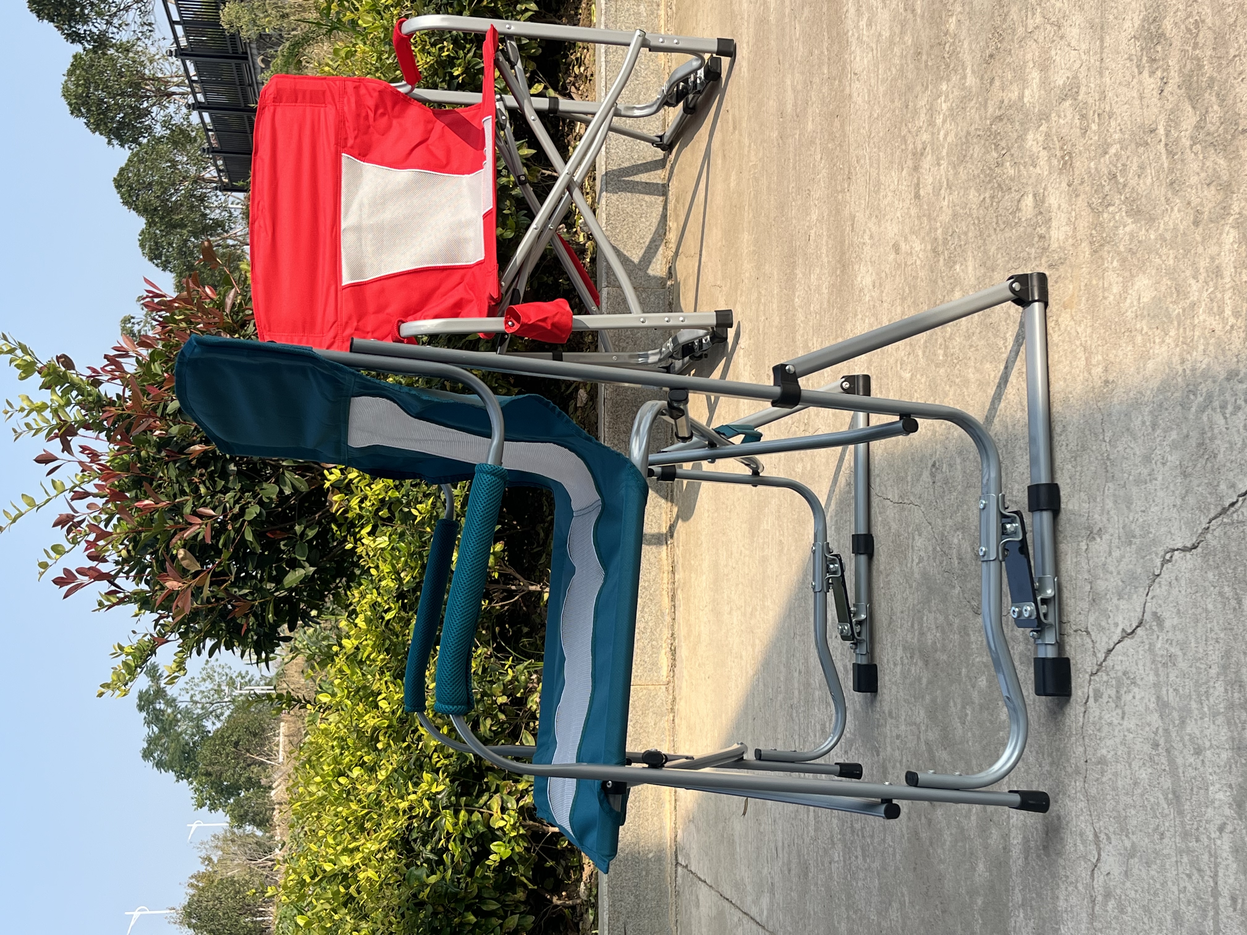 户外折叠椅摇摆椅导演椅休闲沙滩椅露营椅舒适透气靠背摇摇椅钓鱼椅详情图8