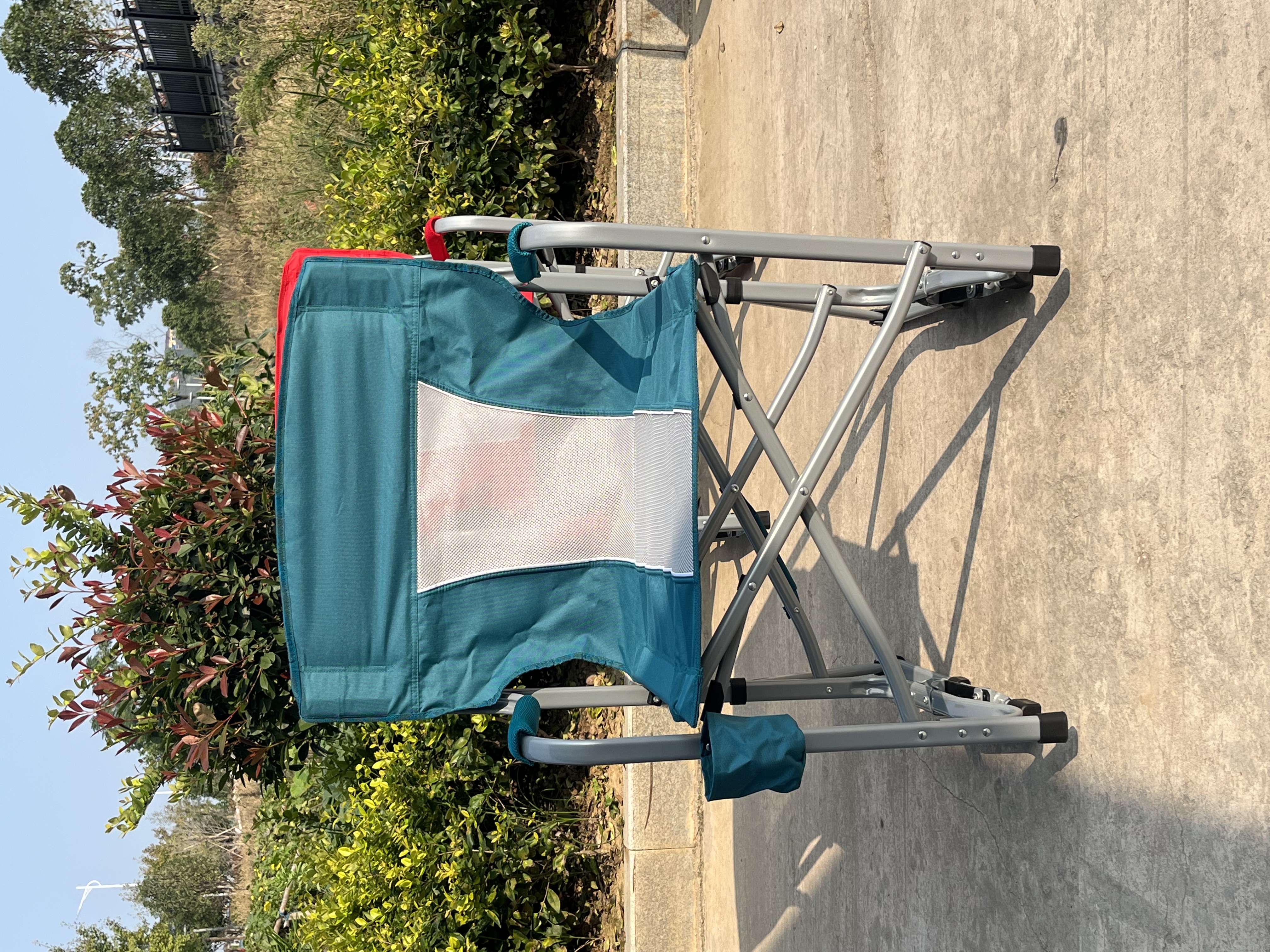 户外折叠椅摇摆椅导演椅休闲沙滩椅露营椅舒适透气靠背摇摇椅钓鱼椅详情图3