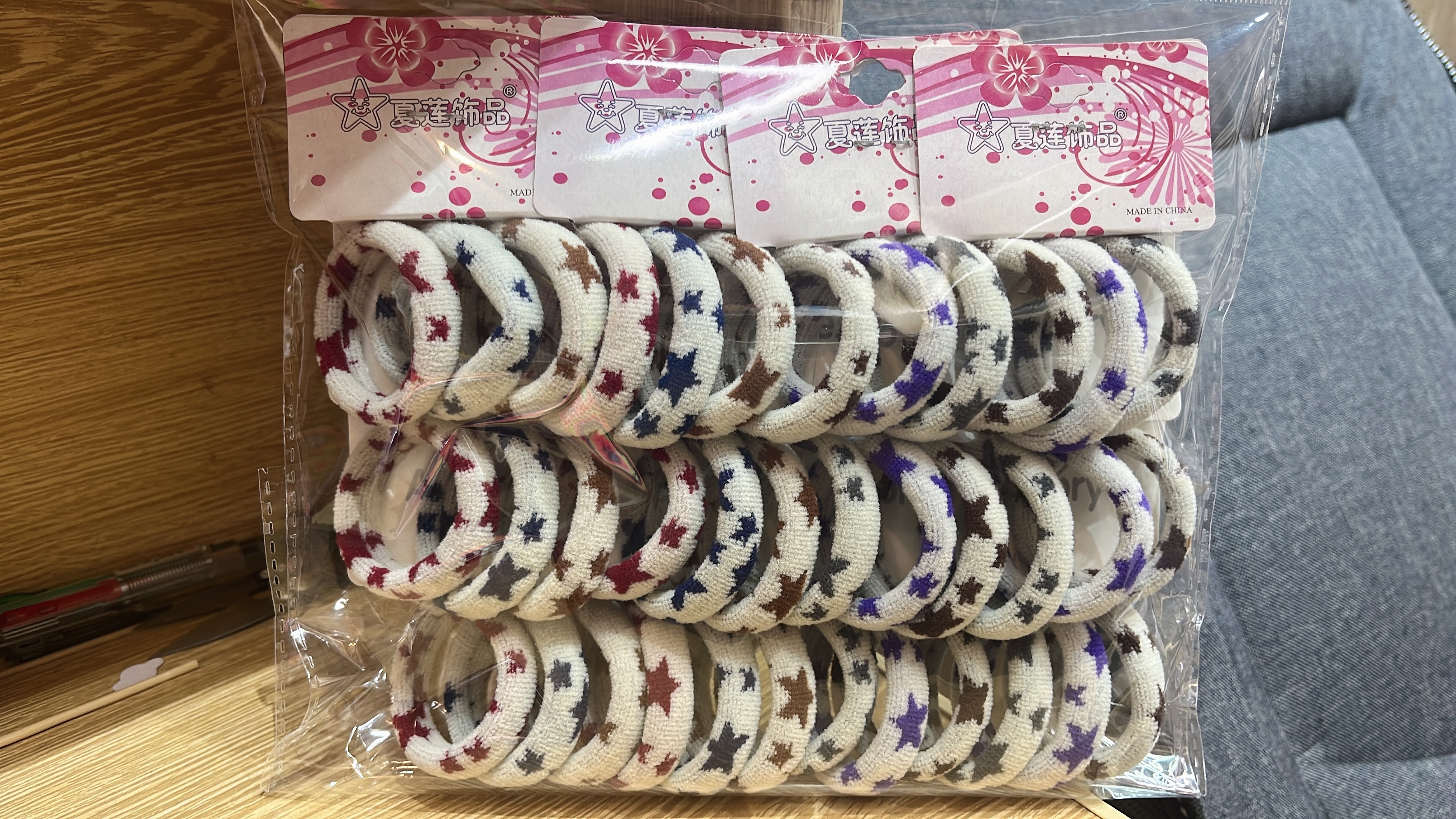 菲来雅女士拼接发绳韩版头箍头饰时尚简约百搭发饰品女款产品图