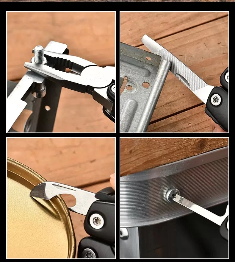Outdoor multi-functional pliers, fire truck tool pliers, mountaineering folding portable combination pliers, multi-opening tool pliers detail image 4