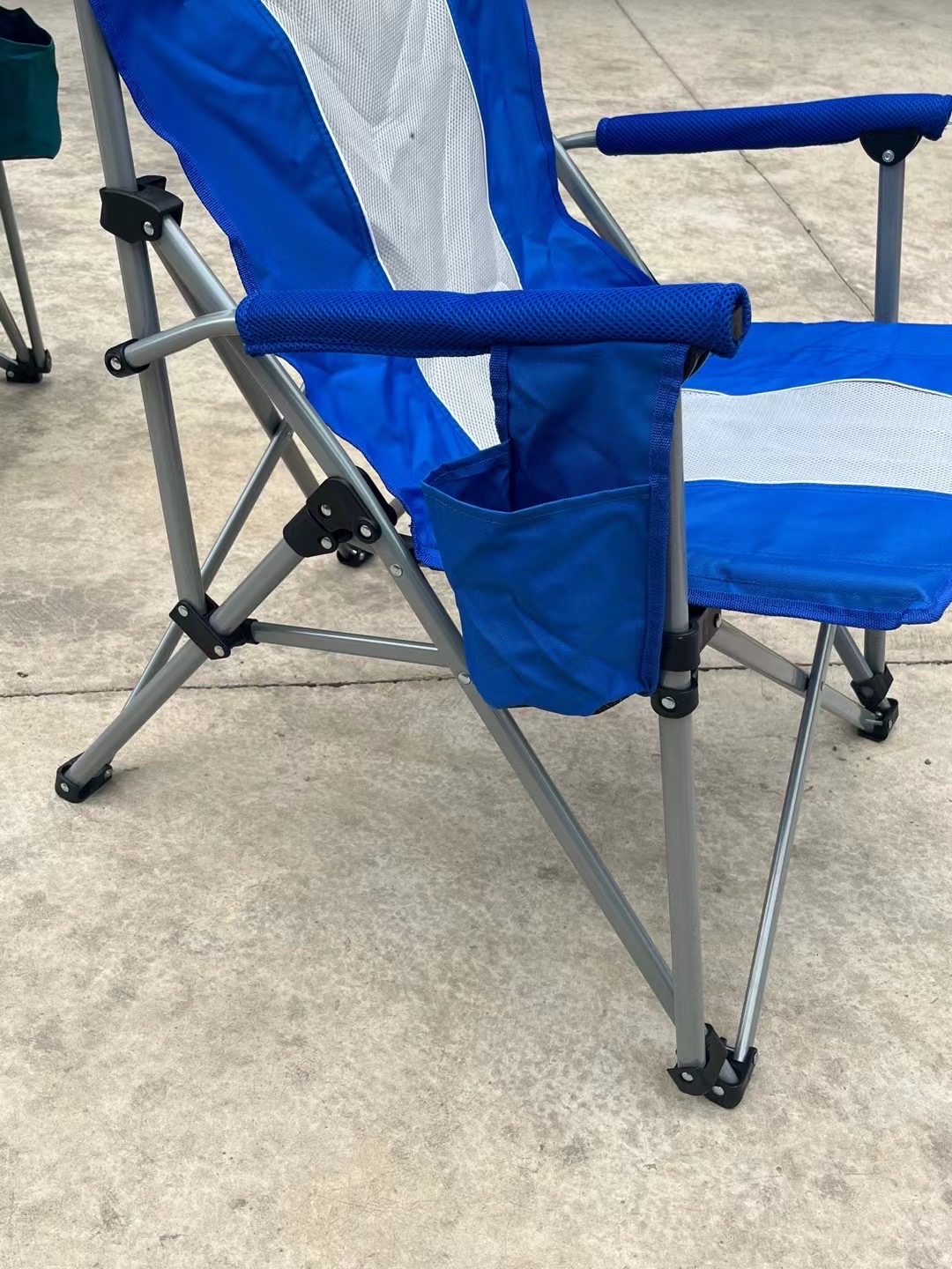 户外折叠沙滩椅三色椅露营休闲椅子靠背躺椅钓鱼椅详情图4