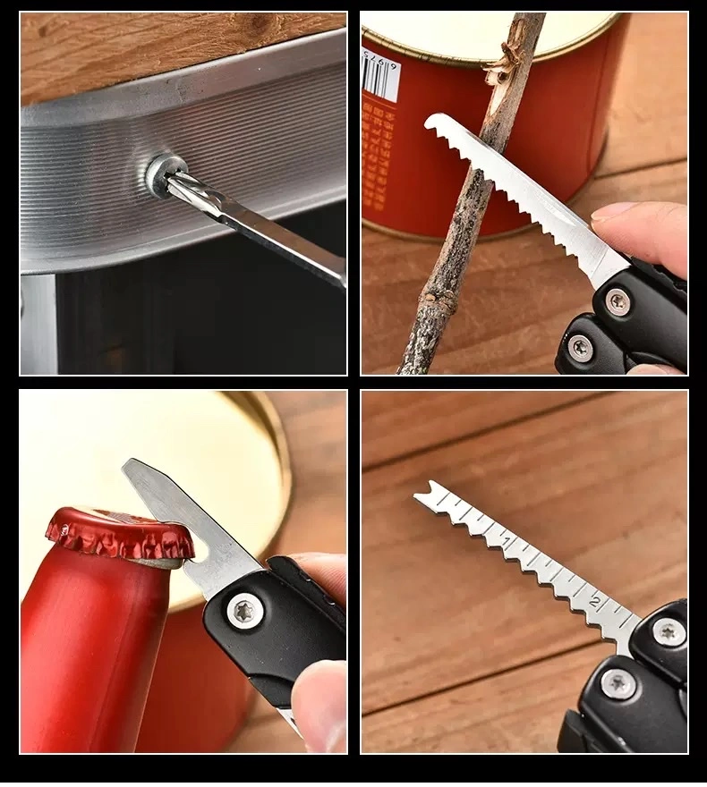 Outdoor multi-functional pliers, fire truck tool pliers, mountaineering folding portable combination pliers, multi-opening tool pliers detail image 5