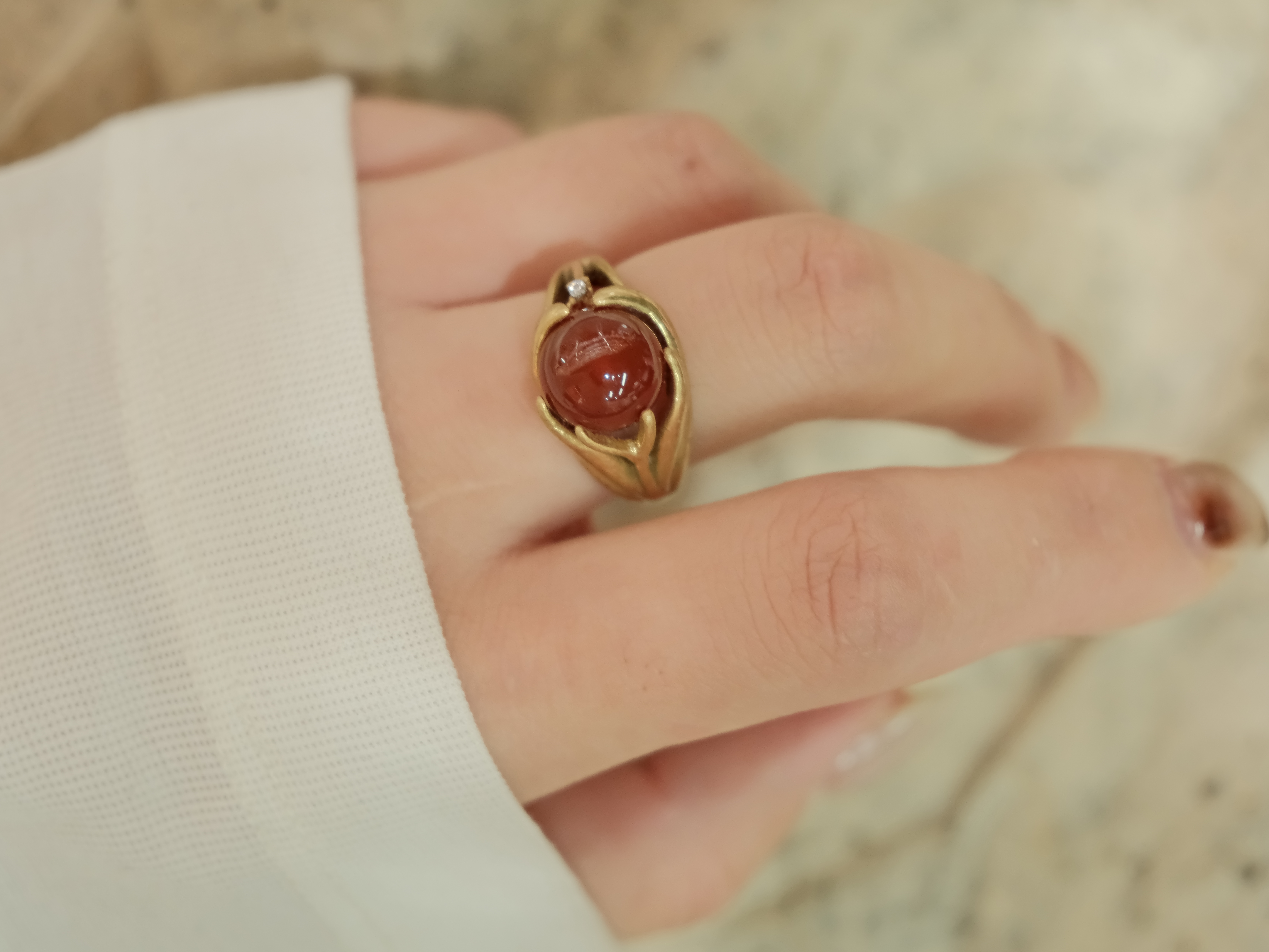 戒指女个性戒指中古拉丝饰品时尚银饰品戒指搭配潮流百搭款中古做旧戒指饰品