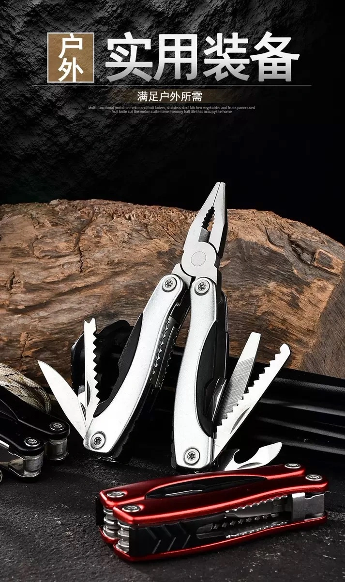 Outdoor multi-functional pliers, fire truck tool pliers, mountaineering folding portable combination pliers, multi-opening tool pliers detail image 1