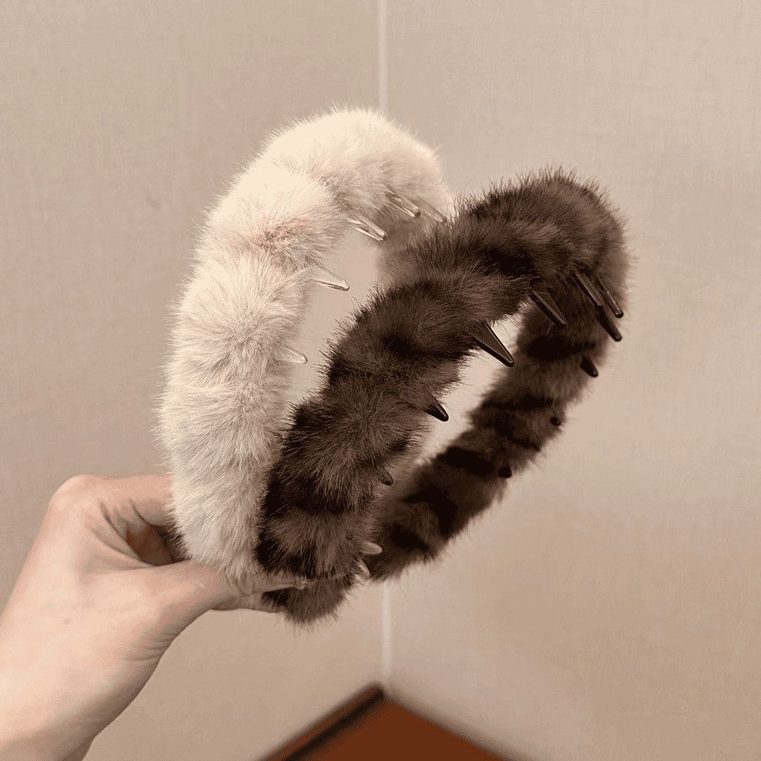 时尚植绒鸭嘴夹发夹抓夹简约发饰发型夹发饰品女款多功能发夹发饰发饰细节图