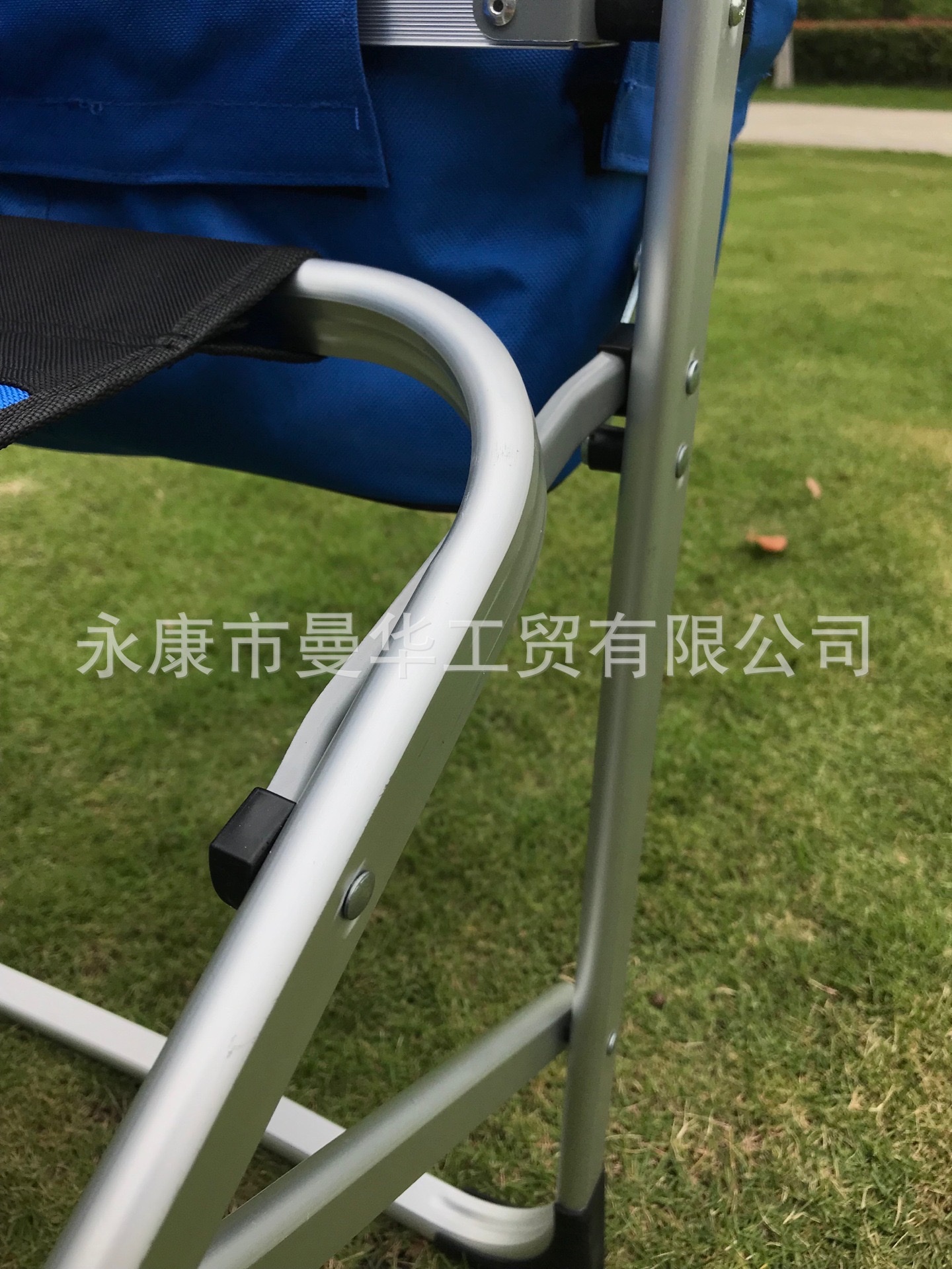 户外铝合金导演椅带侧桌折叠椅便携式冷藏保温箱包野营休闲沙滩椅 详情图7