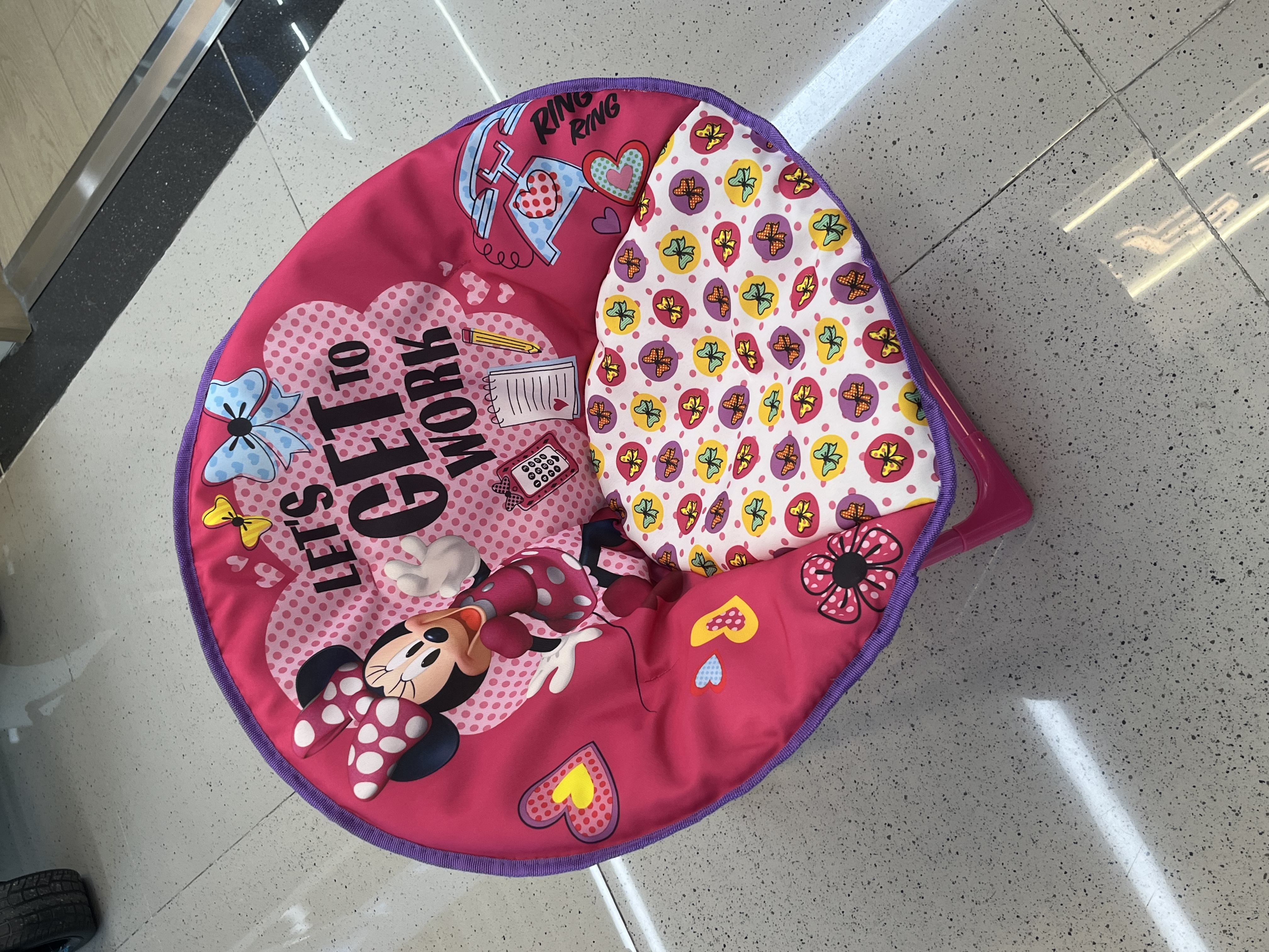 儿童月亮椅懒人椅太阳椅宝宝卡通折叠靠背椅休闲板凳幼儿园小椅子 详情图5