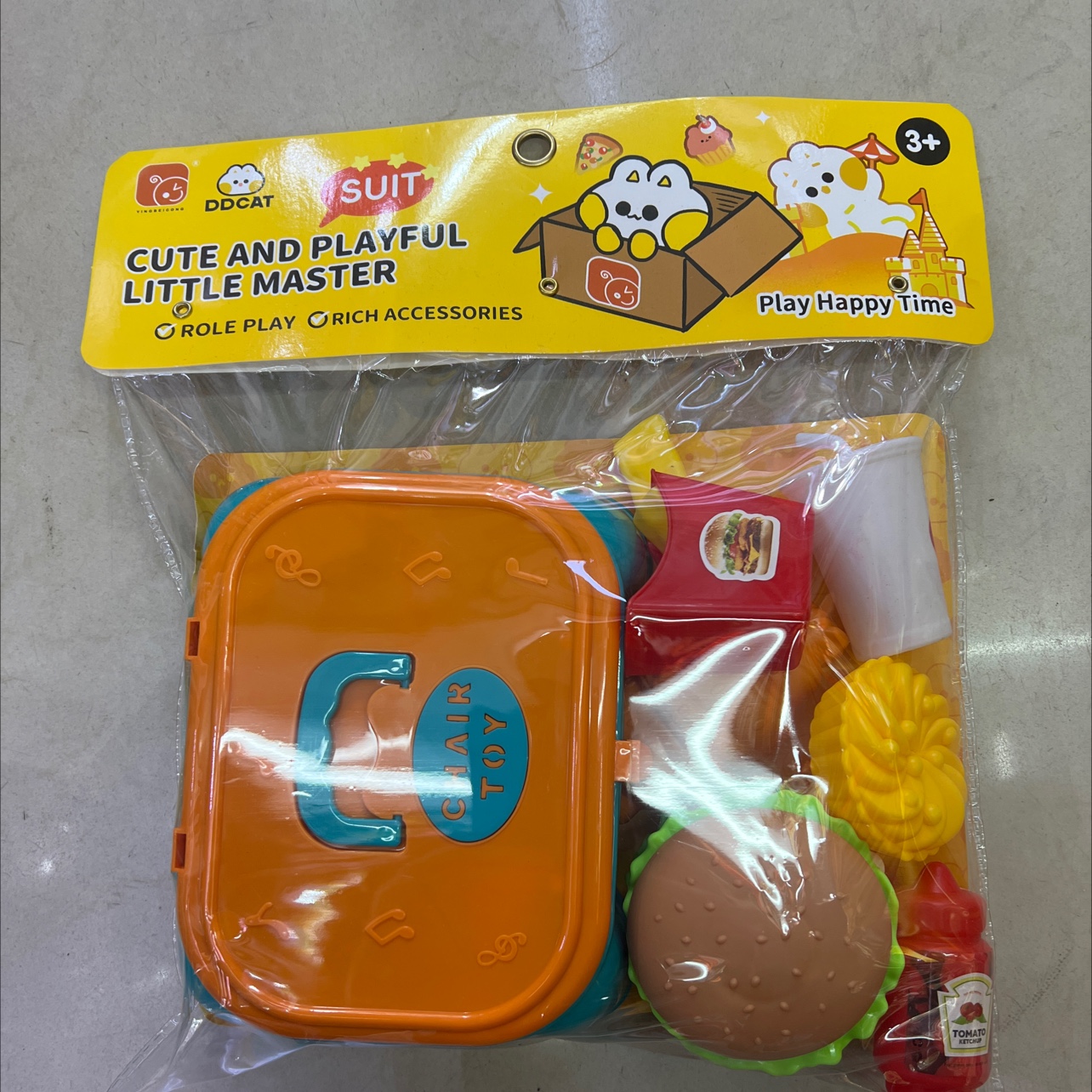 仿真汉堡薯条微缩食玩潮流糖果屋趣味模型食玩收藏玩具新品缩微糖果屋食玩微缩食玩