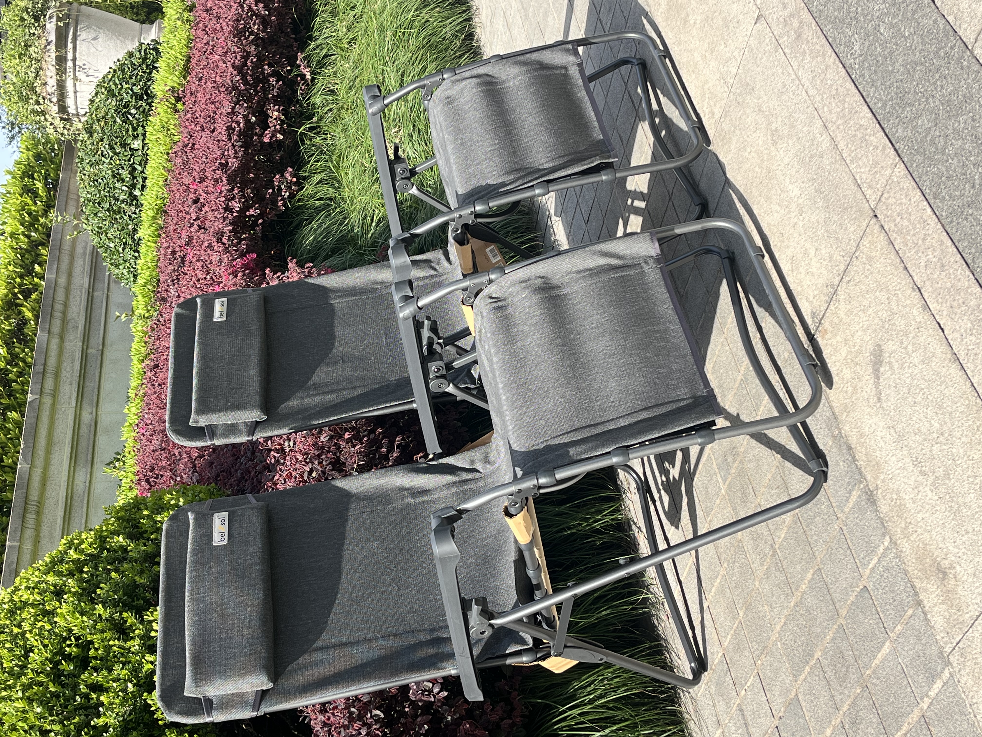 户外折叠躺椅午休午睡办公室靠椅折叠床休闲靠背沙滩椅子懒人家用阳台 产品图