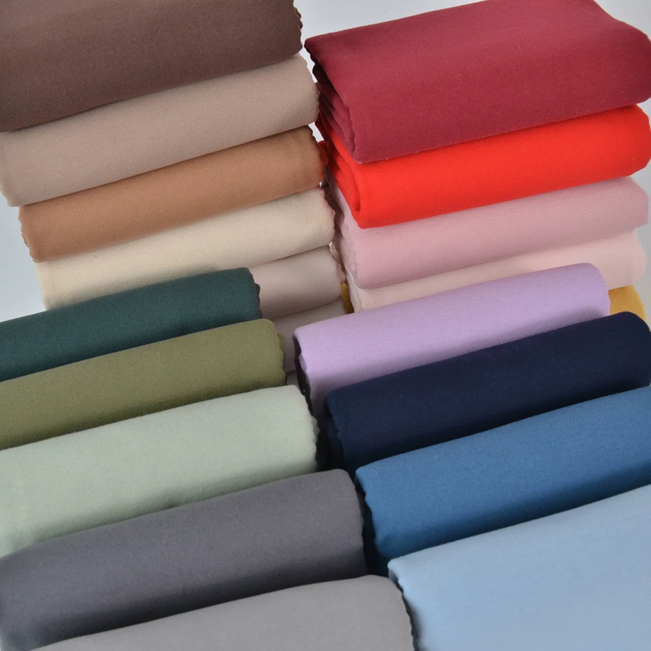 Colorful pure cotton fabric handmade clothing, home wear, cotton-padded clothes and bedding, all cotton matte plain and solid color cotton fabric Specification image