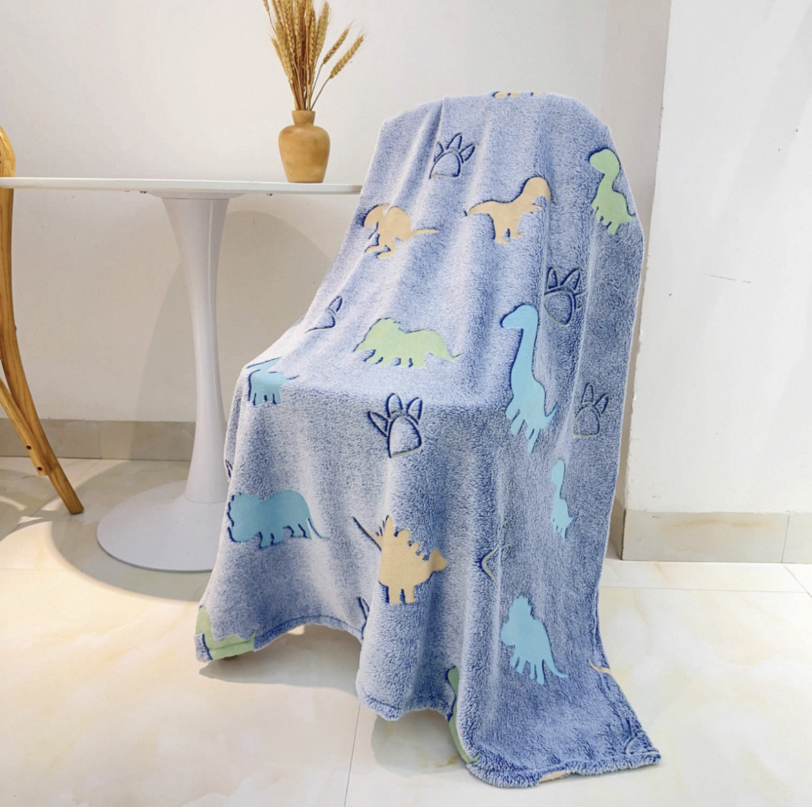 Luminous cloth · noche luminosa hogar pijama manta de gamuza