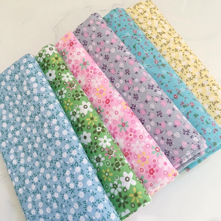 diy baby summer dress with pastoral floral print, pure cotton plain weave fabric, bed sheet and duvet cover, cotton fabric