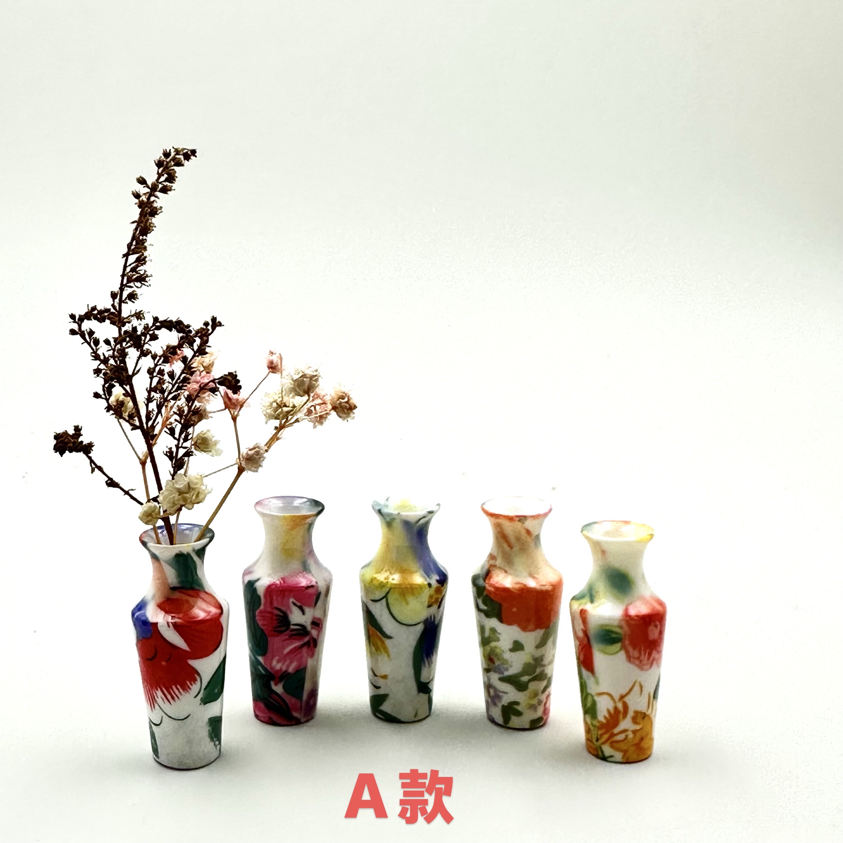 仿真树脂花瓶国丰玩具插花摆件装饰娃娃屋diy缩微景观设计感室内室外