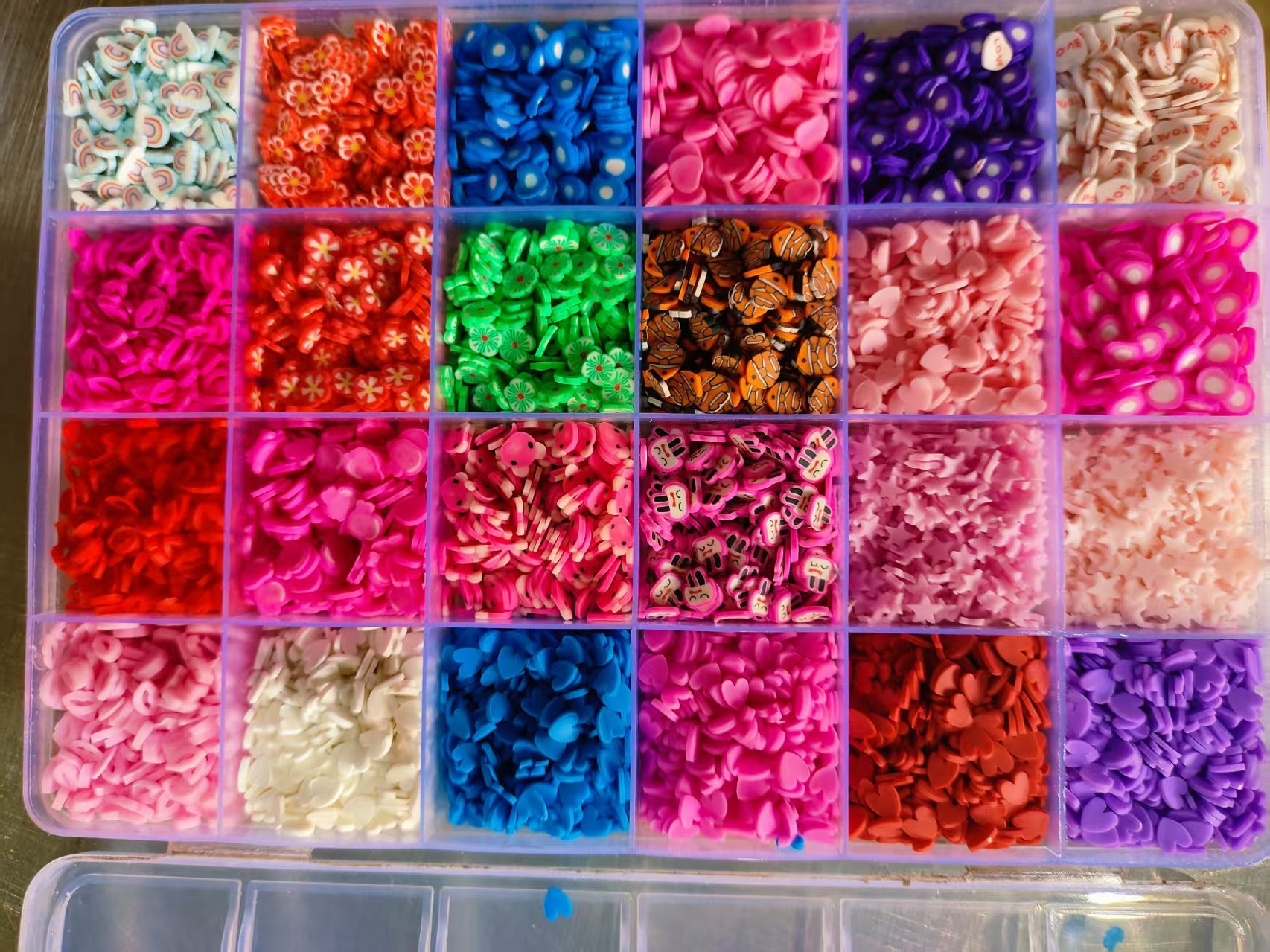 各种仿真水果片，动物，花软等陶切片DIY指甲片仿真奶油手机壳材料美甲片史莱姆填物超超111详情图4