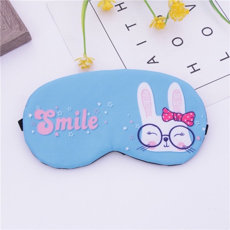跨境睡眠眼罩护眼遮光柔软舒适放松眼罩男生女生午睡神器办公室午睡眼罩卡通眼罩