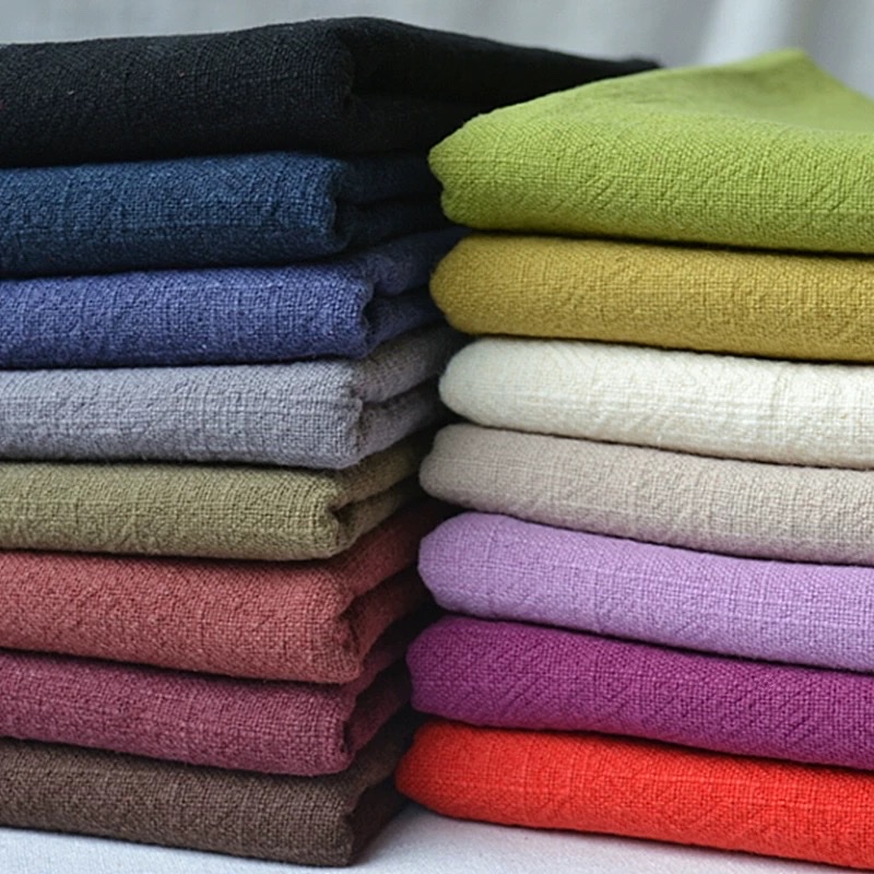 Pure linen fabric, embroidered flower cloth, diamond painting, DIY by hand, soft and natural materials, decorative items, wide width and multiple colors to choose from