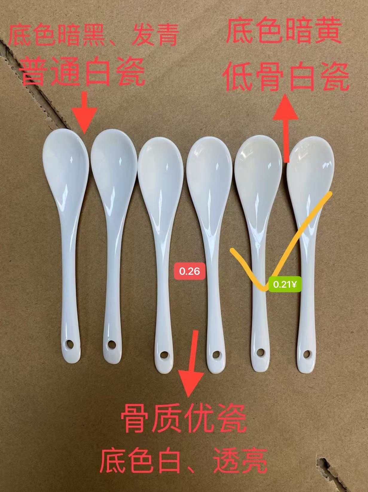 陶瓷咖啡勺子家用厨房小调味勺子陶瓷咖啡勺子礼品小配件茶杯勺