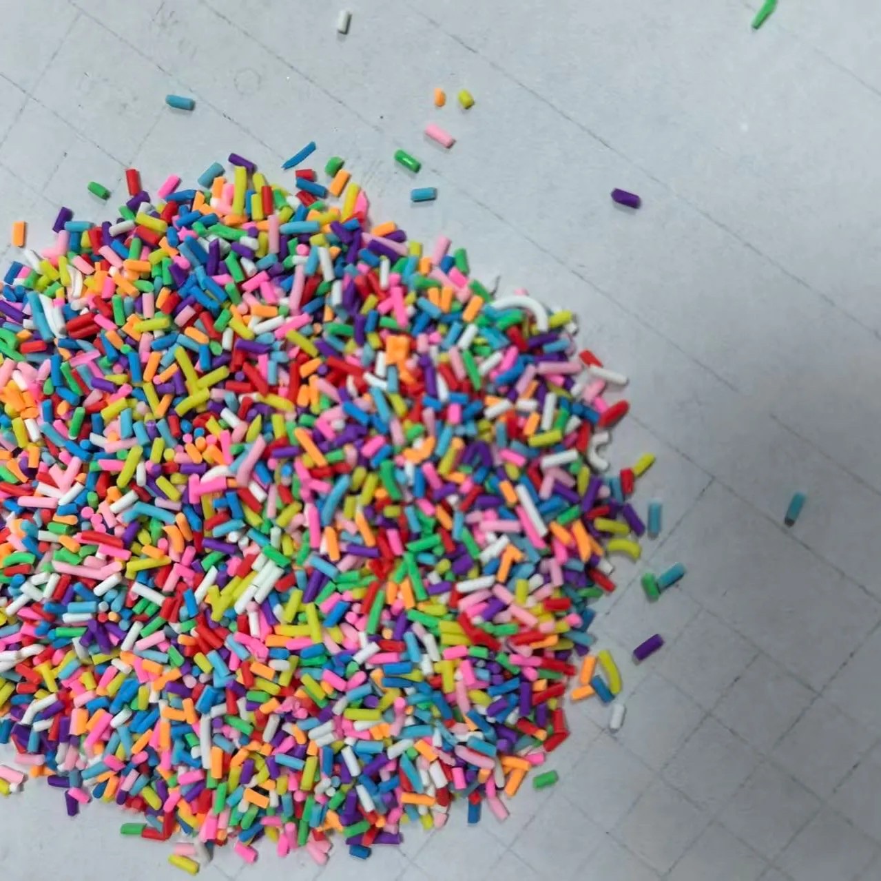 DIY仿真软陶糖粒巧克力碎果碎粉末diy小装饰配件饰品配饰填充物材超超1111