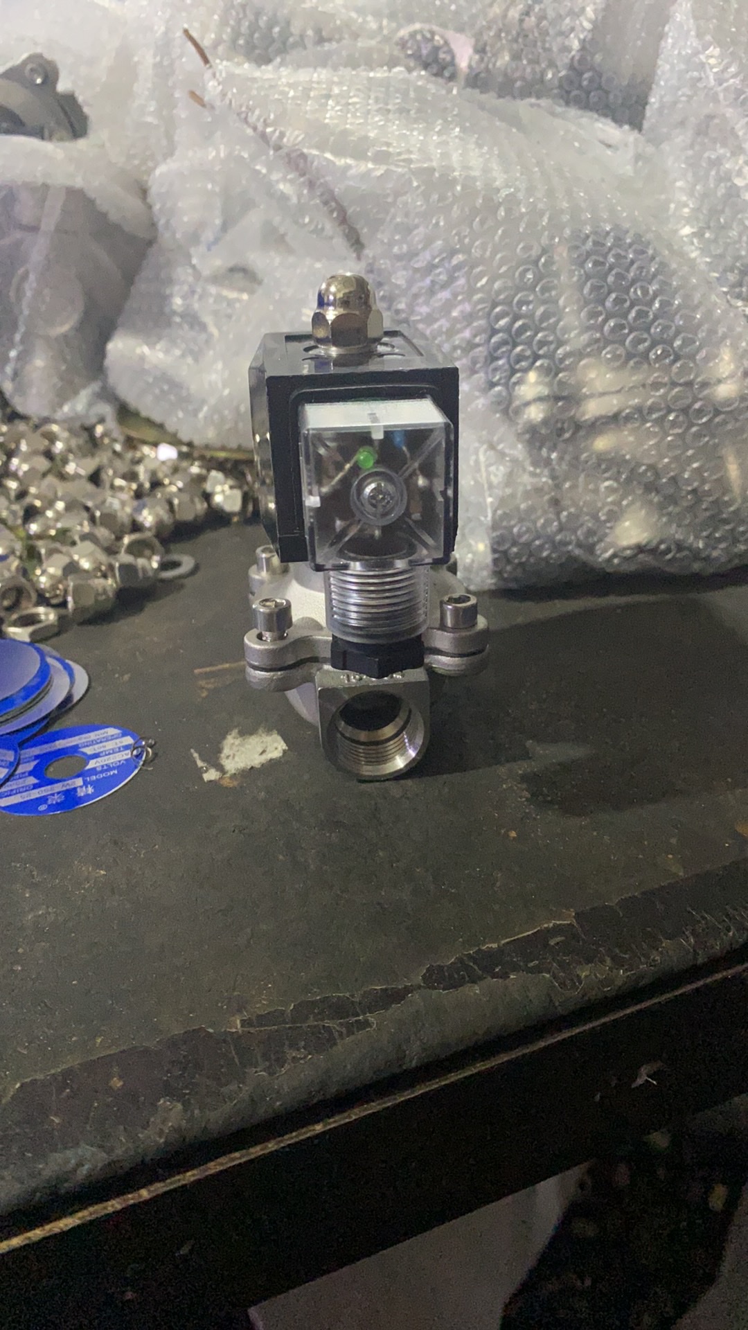 不锈钢常闭 电磁阀 高压调节阀液压控制阀工业用阀门耐腐蚀密封可靠适用广泛电阀细节图