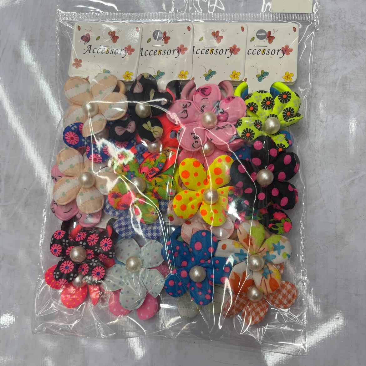 时尚饰品发圈头绳大肠真丝绒发圈百搭少女发饰发束发夹头饰品