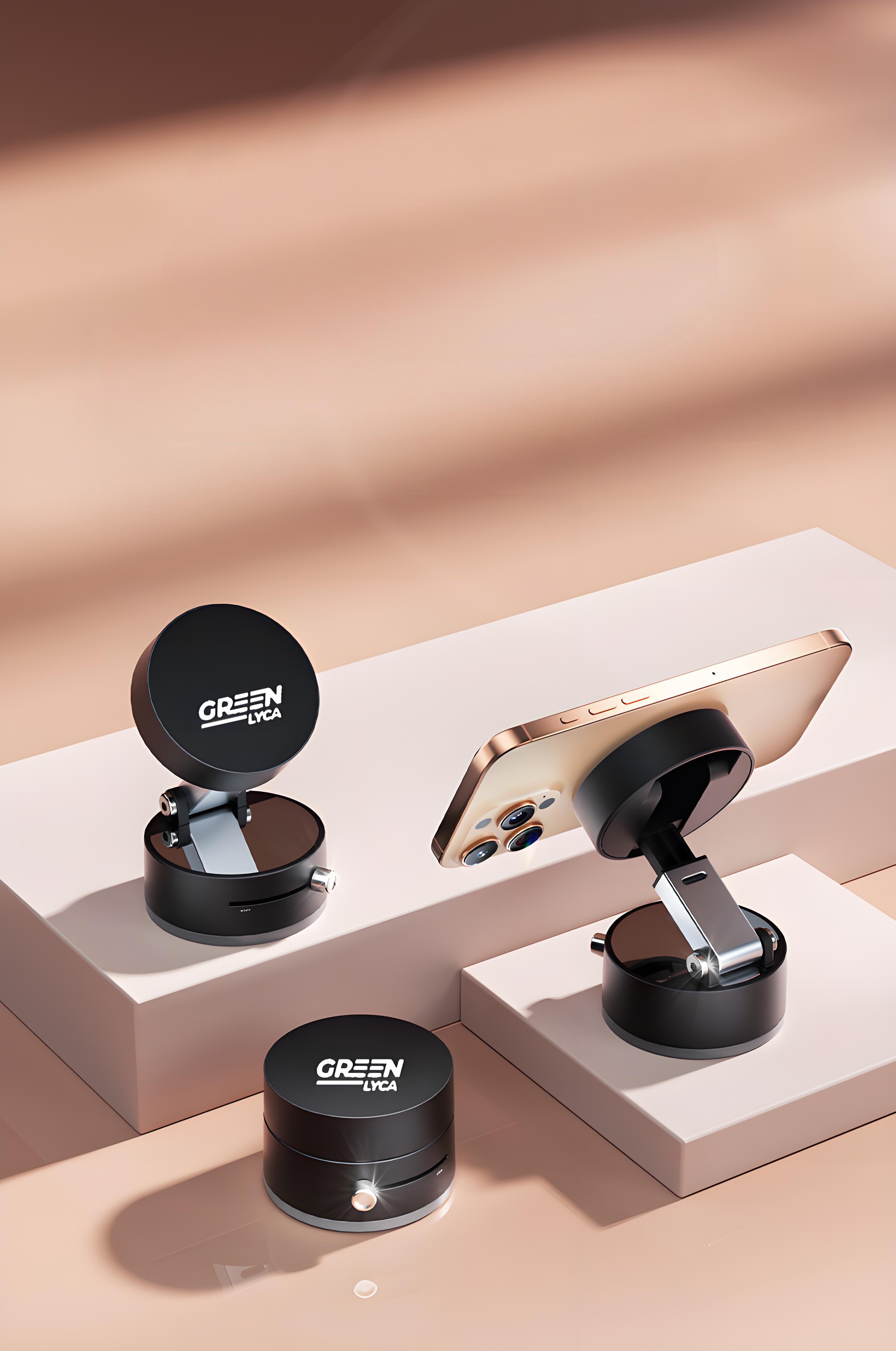 手机支架/手机支架学生卡通/床上懒人支架/三架支架拍照/摩托车手机支架白底实物图