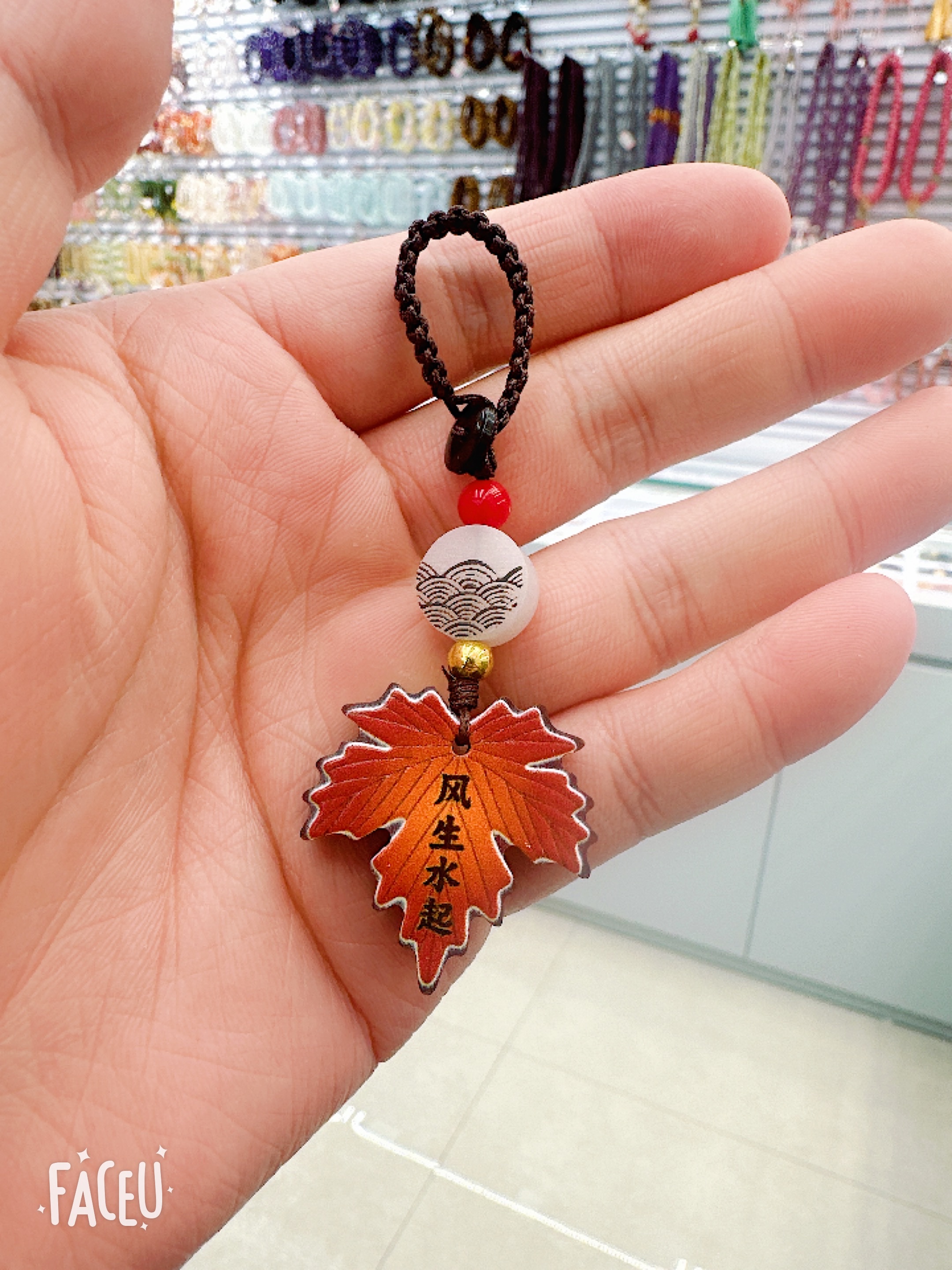 风生水起钥匙挂件时尚短款手机链女款斜挎挂件配件长款多色可选潮流百搭详情图2