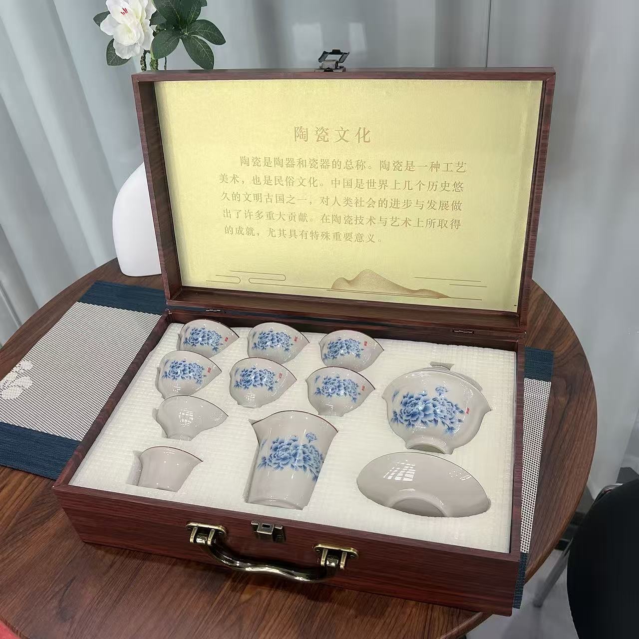 福茶具玻璃茶具套装商务礼品茶具套装高档实用茶具礼盒送礼商务礼品茶具套装茶具产品图