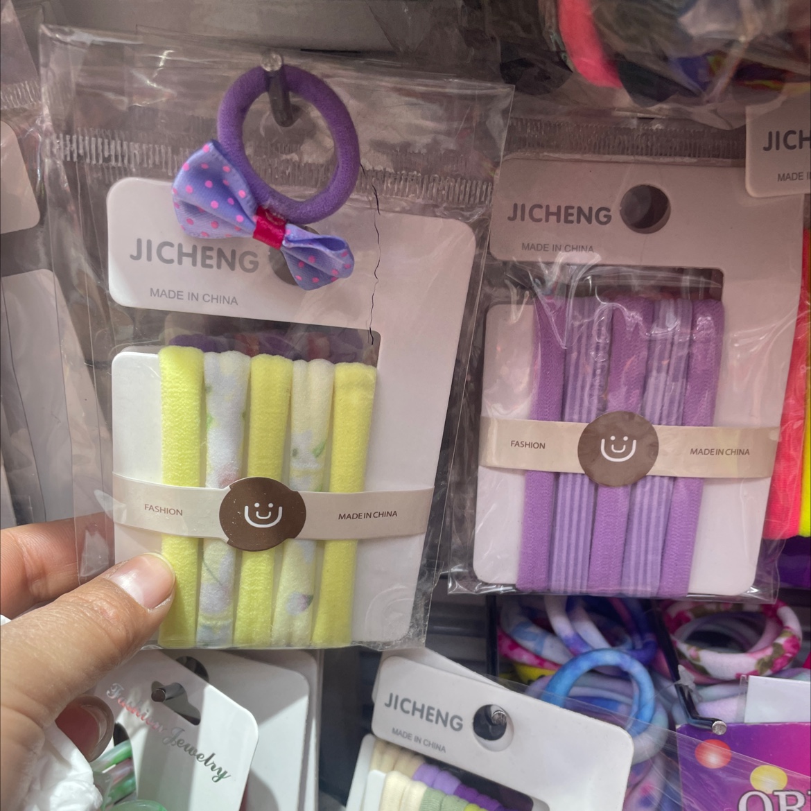 菲来雅女士韩版拼接发绳发箍头绳时尚简约百搭女士发饰发绳