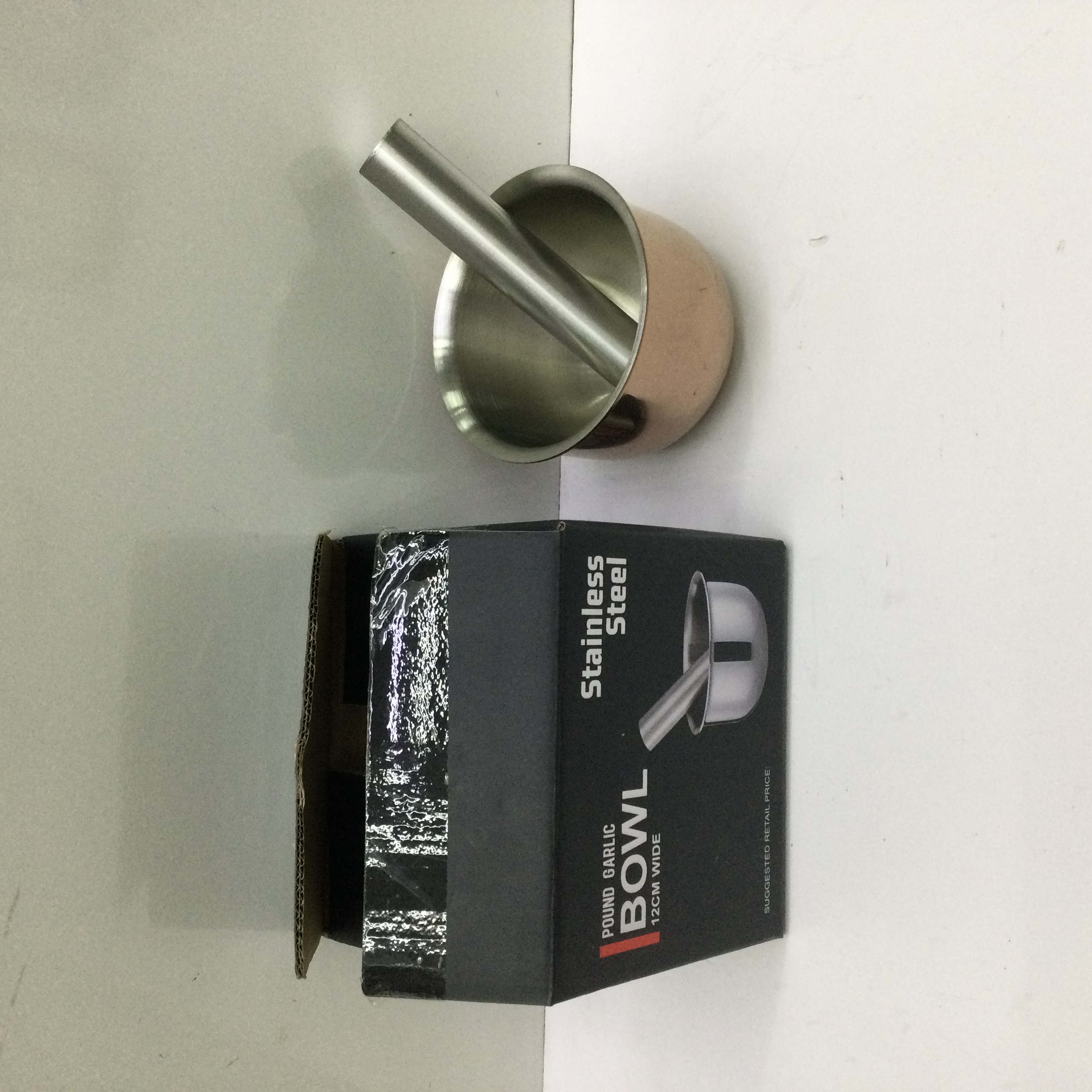 三层钢玫瑰金捣蒜器