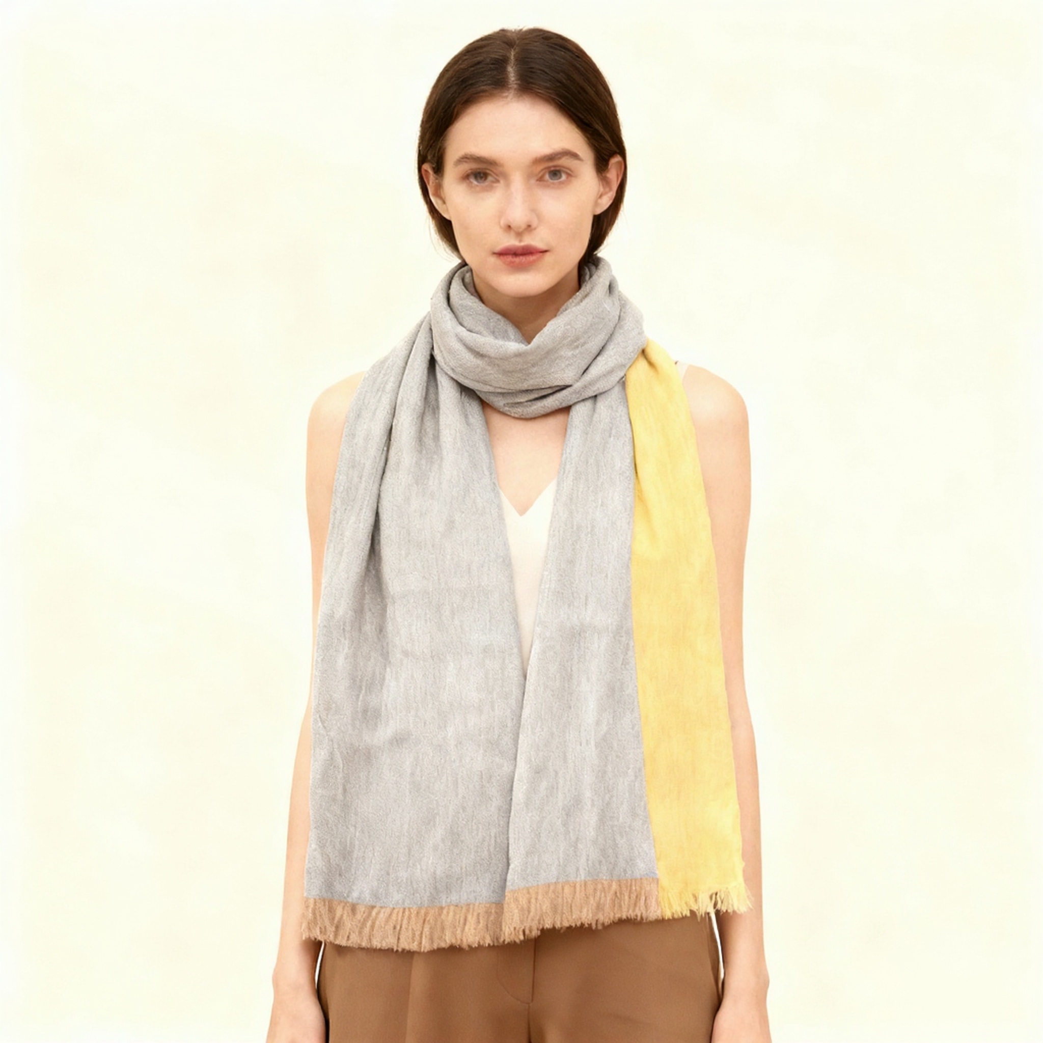 Muslim fashion long silk scarf, a versatile women's hot diamond scarf, elegant and stylish Spring and autumn new arrivals
