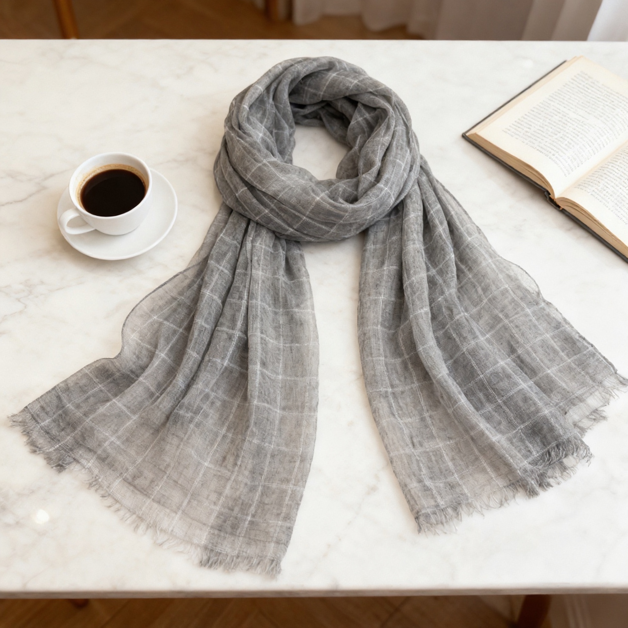 Muslim fashion hot diamond long scarf, versatile women's silk scarf, new trendy autumn and winter decoration