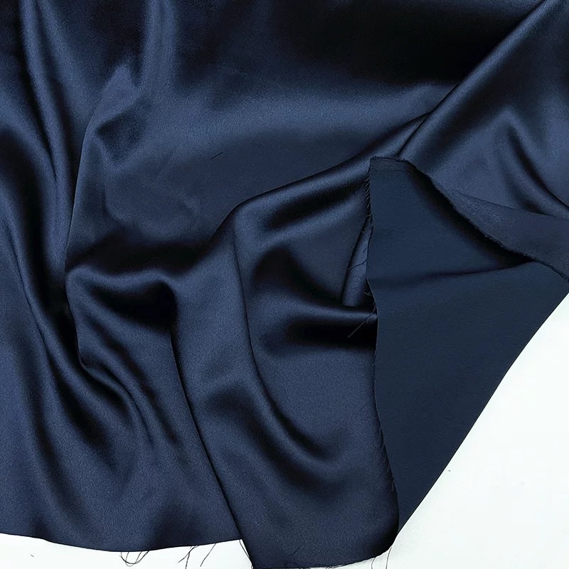 19-micron micro-elastic thin satin imported from Japan, high-end solid-color silk-like fabric for clothing, dresses, men's and women's shirts Application Scenario