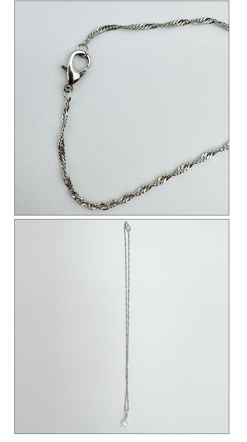 A new minimalist and fashionable zircon pendant necklace with a light luxury, niche and high-end feel, featuring a couple's collarbone chain jewelry. detail image 7
