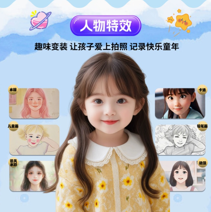 AI Camera Learning Smart Interactive children's educational toy, suitable for early education, intelligence learning, companionship and entertainment, new style detail image 3