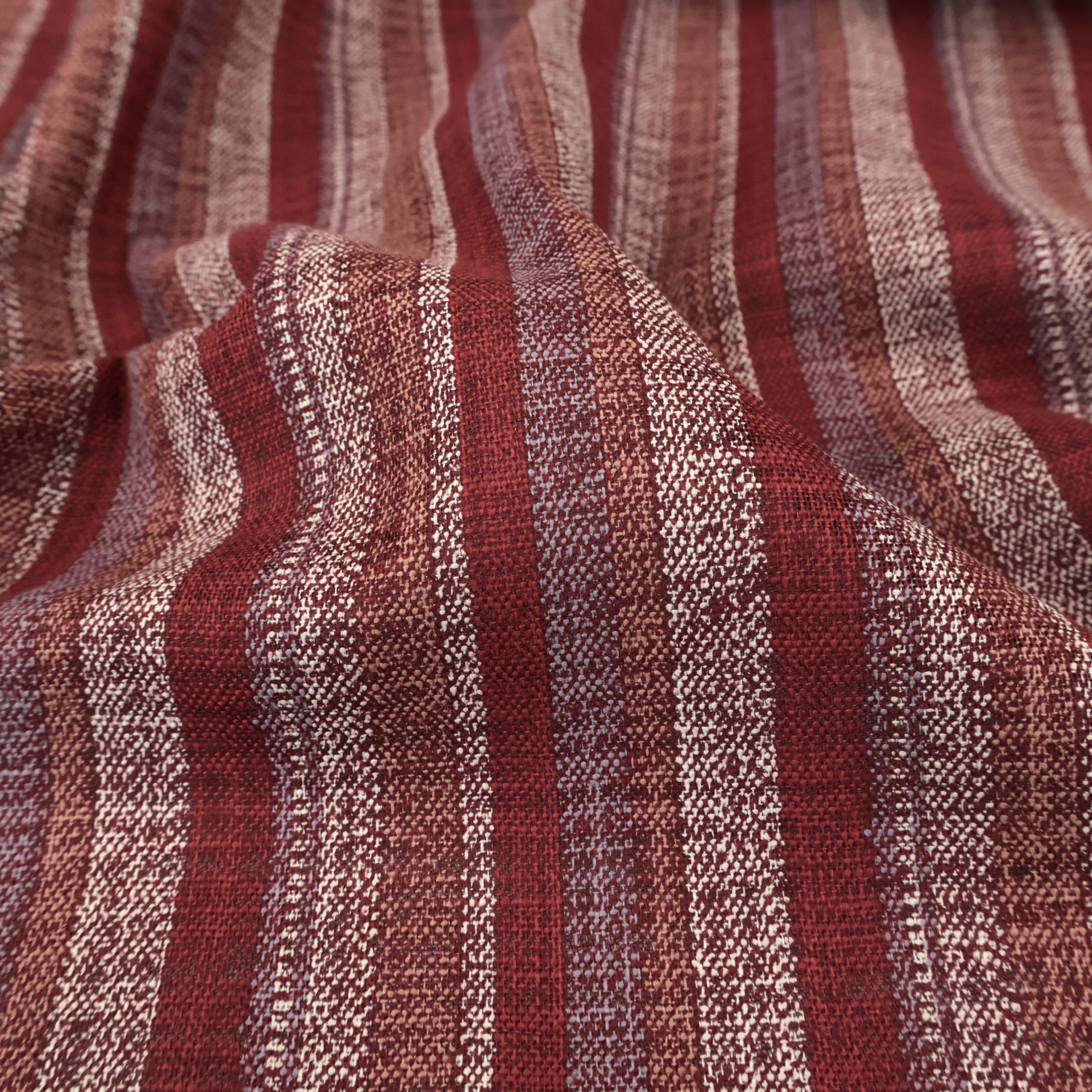 Japanese imported fabric, SEVEN40-count pure cotton fabric, clothing fabric, hand-printed with ancient method and ancient method stripes