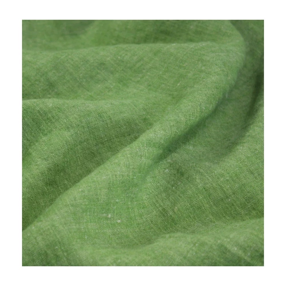 Original designer's hand-washed dyed linen fabric with fine warp and coarse weft, super drape skirt and robe clothing fabric Application Scenario