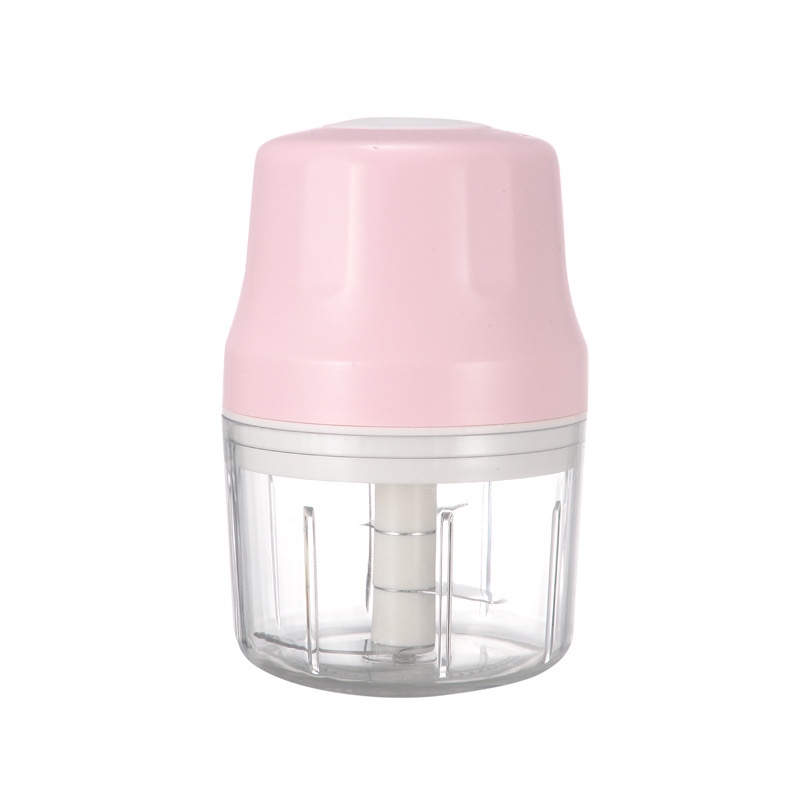 新产品家用无线迷你电动打蒜器多功能切蒜器绞肉器辅食机usb充电 32432542343656