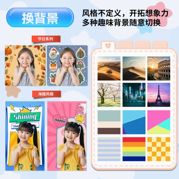 AI Camera Learning Smart Interactive children's educational toy, suitable for early education, intelligence learning, companionship and entertainment, new style detail image 2