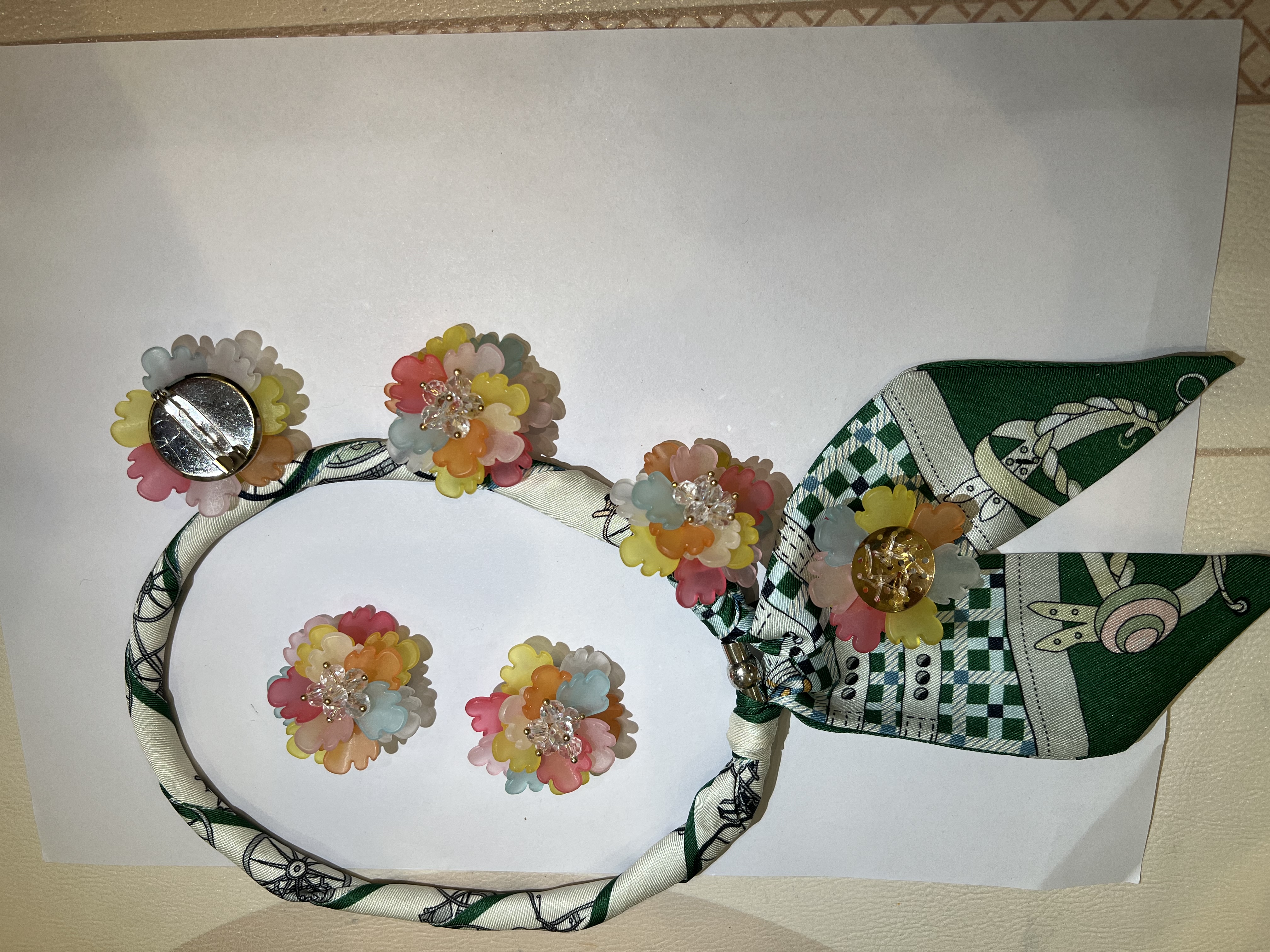 Cross-border e-commerce bestsellers, corsages, shoe flowers, hat accessories, clothing combinations, accessories and earrings, DIY versatile items, fashionable and trendy. Item Picture