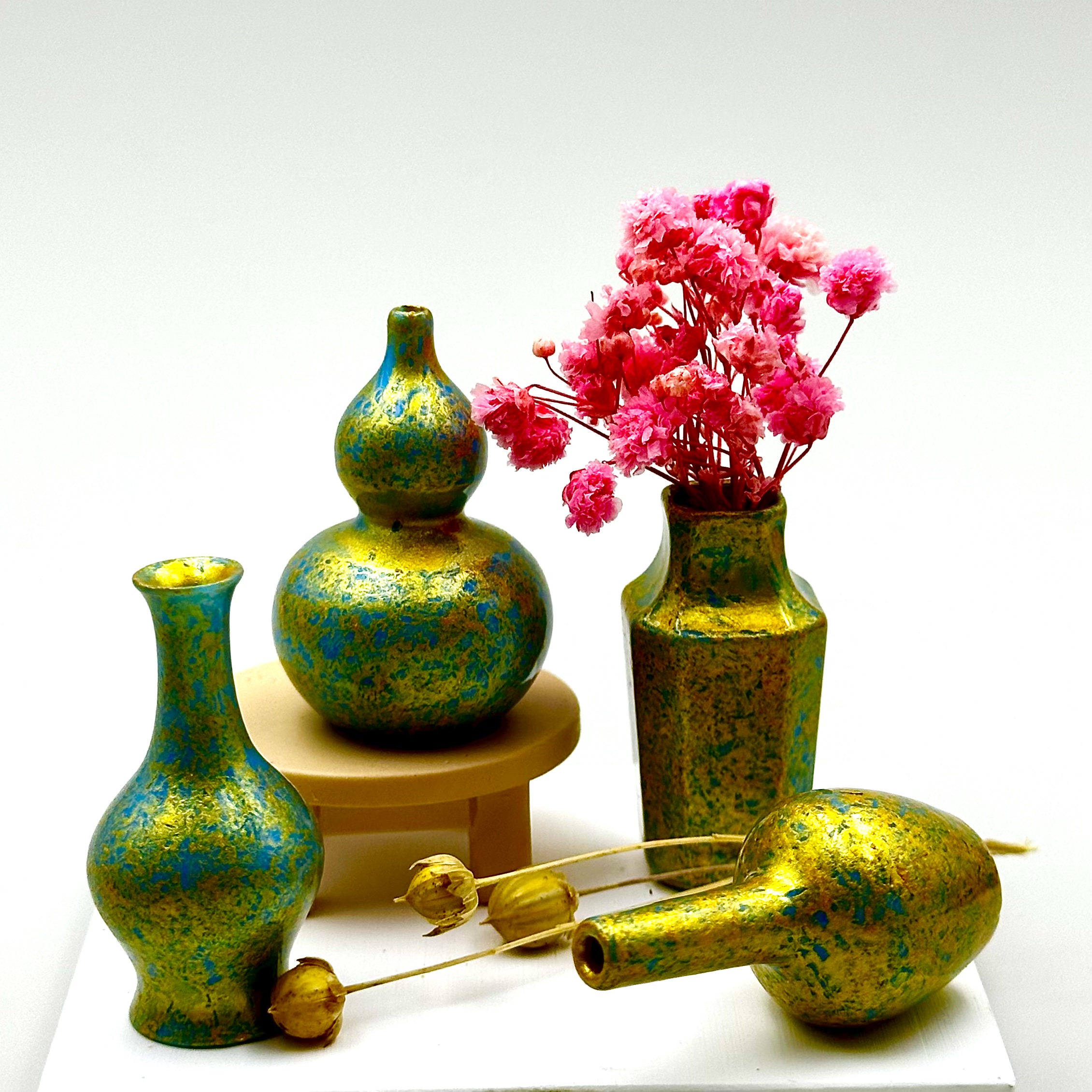 Trendy simulation resin miniature toys, household items, decorative items, miniature food toys, miniature candy houses, fun toys, creative models, children's gifts Specification image