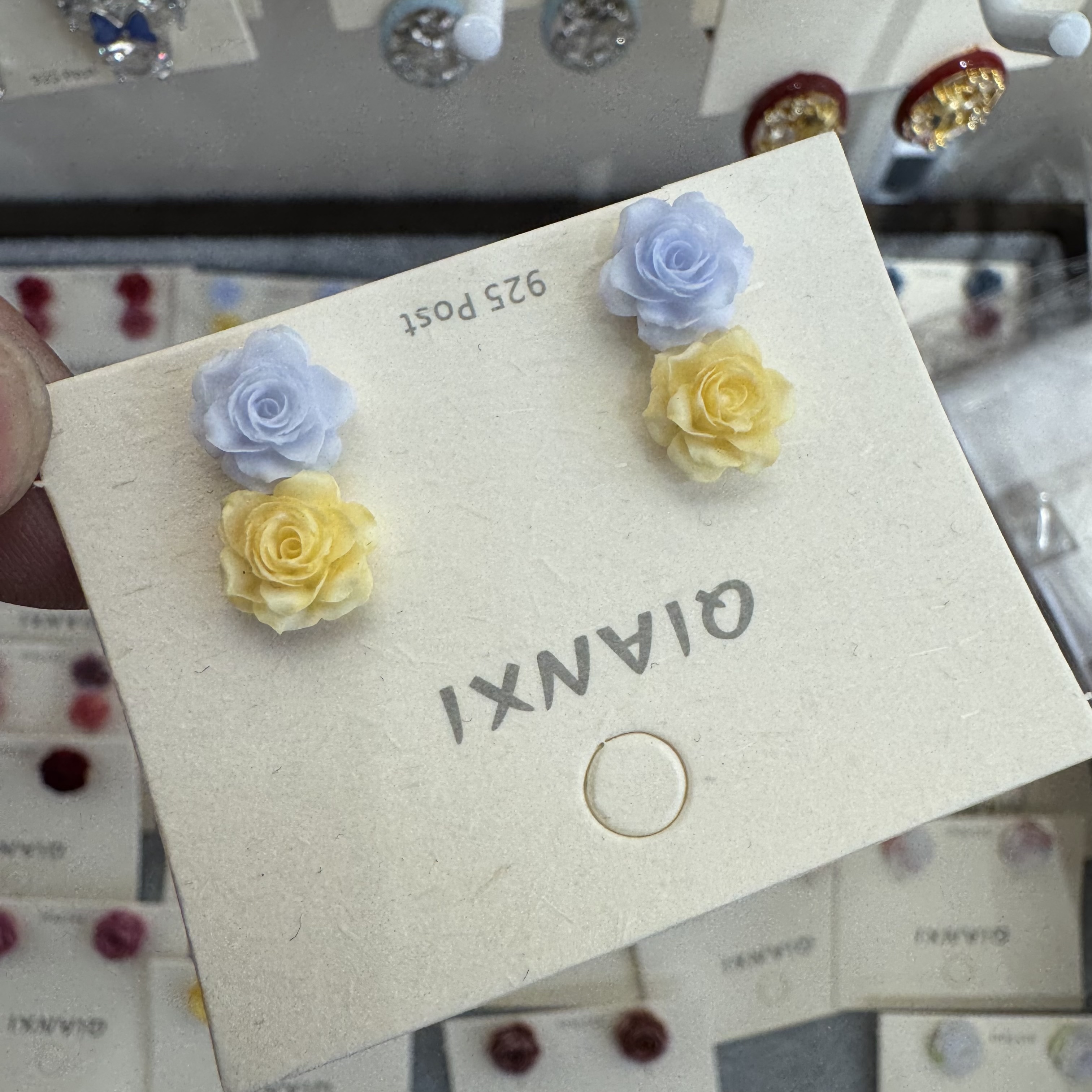 时尚耳钉硅胶耳饰简约耳堵防掉耳钉耳饰品女气质百搭耳饰品配饰饰品详情图5