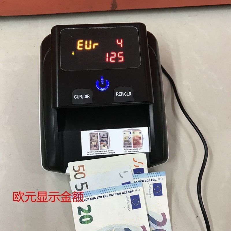 Israeli dollar and euro combined amount currency detector, multi-country currency detector B08 small dollar and euro currency detector RMB detail image 2