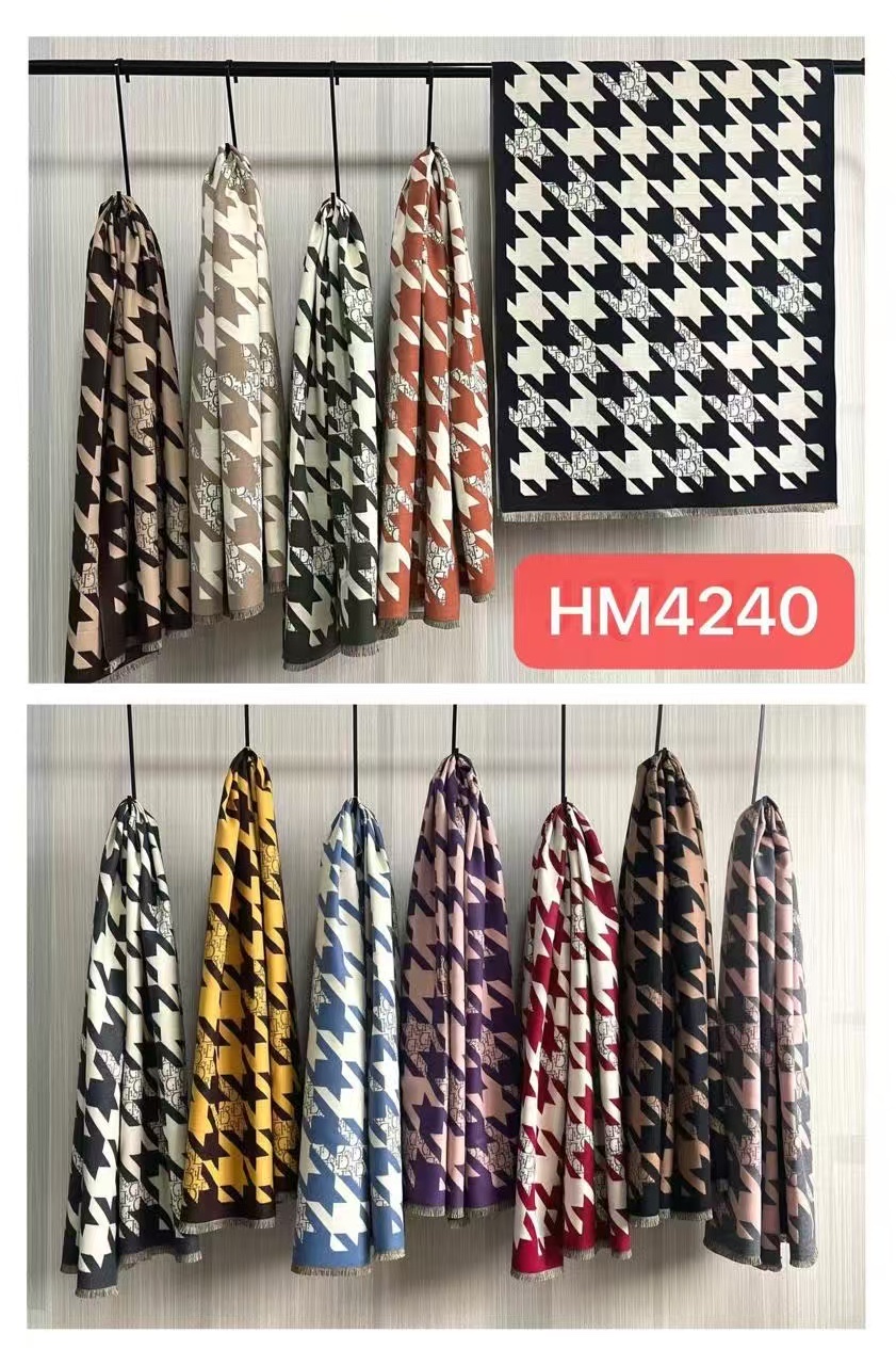 时尚长款斜角秋冬围巾厚款320g百搭洋气68*190详情图1