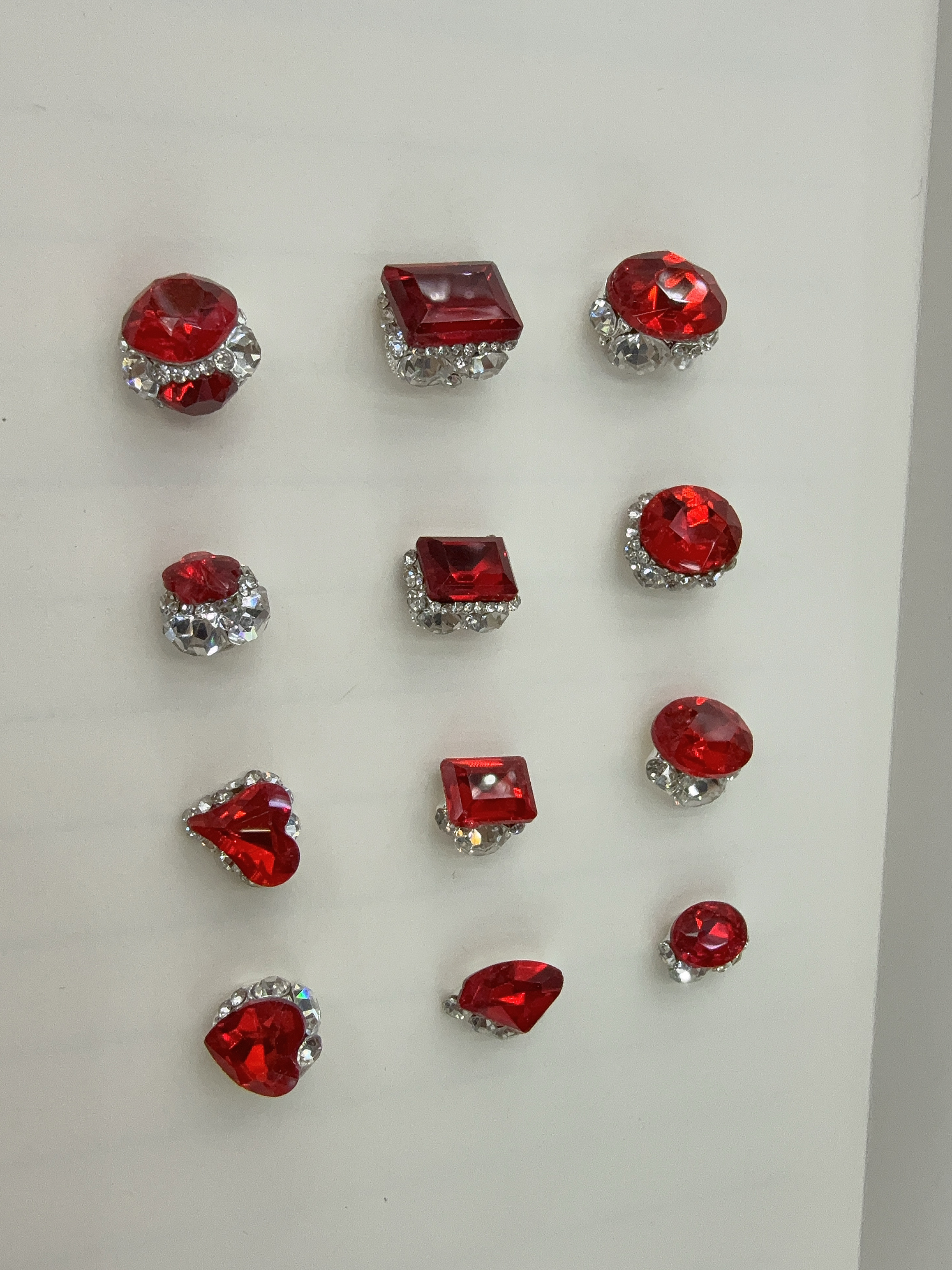 精品锆石美甲堆钻透白色爆闪堆堆钻球大肥方鸽子蛋冰糖指甲装饰品细节图