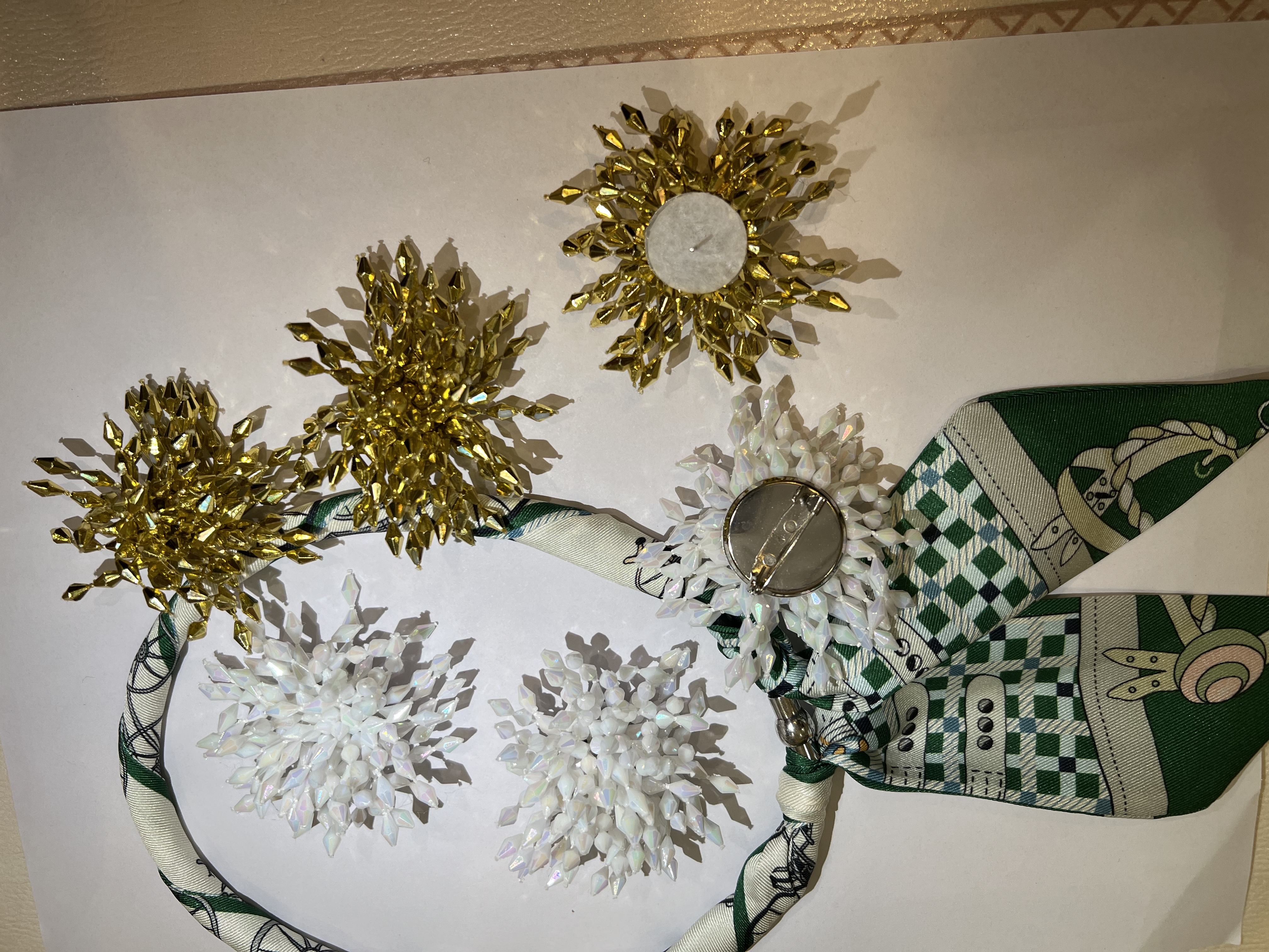 Cross-border e-commerce bestsellers, corsages, shoe flowers, hat accessories, clothing combinations, accessories and earrings, DIY versatile items, fashionable and trendy. Specification image