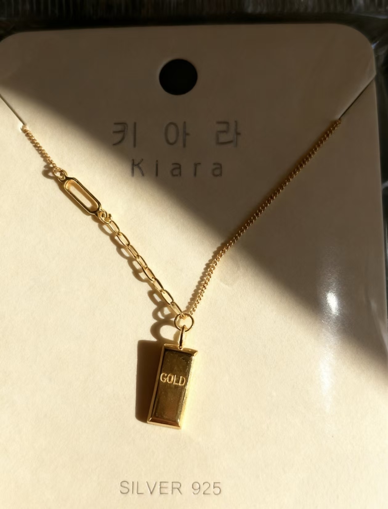 银镀金爆富项链产品图