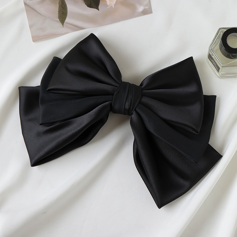 The 2026 star-style large bow hairpin is super ethereal. The multi-layered bow hairpin exudes a high-end and elegant charm of the escaping princess Specification image
