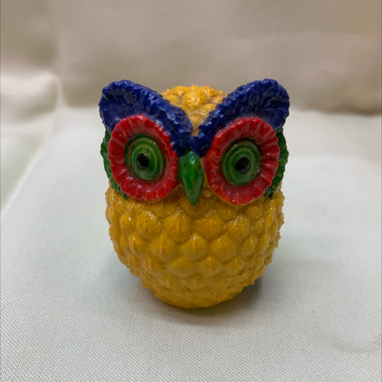 CAI 's fine Craft Resin Material hand-painted handicrafts Home Small ornaments item number 10332 owl 🦉3#
