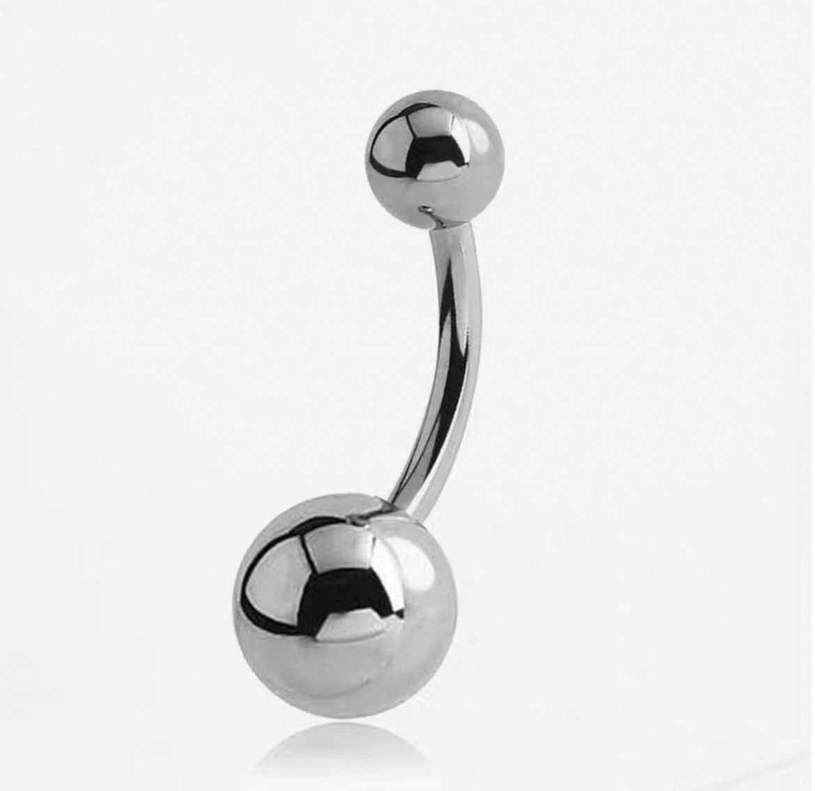 肚脐钉穿刺饰品防过敏钛钢新款腹脐钉超酷养洞肚脐环防过敏欧美风设计感详情图2